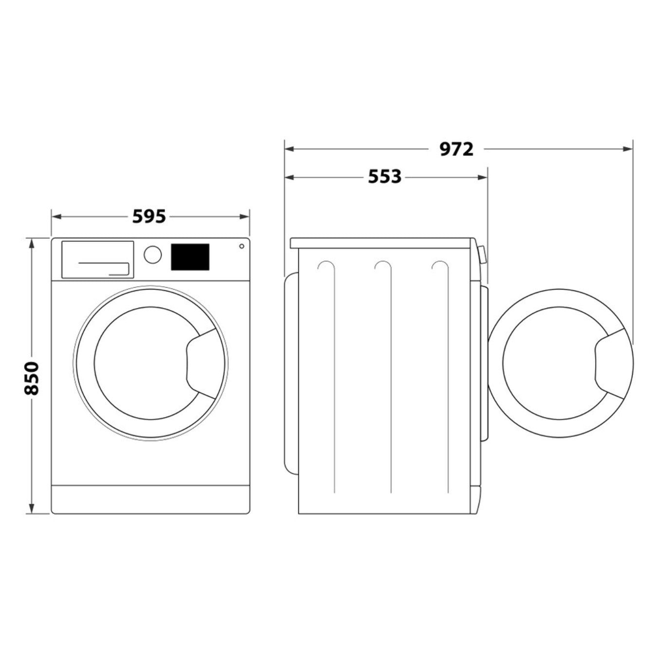 Whirlpool WMTA 7122 S NA - Lave-linge économe 7kg