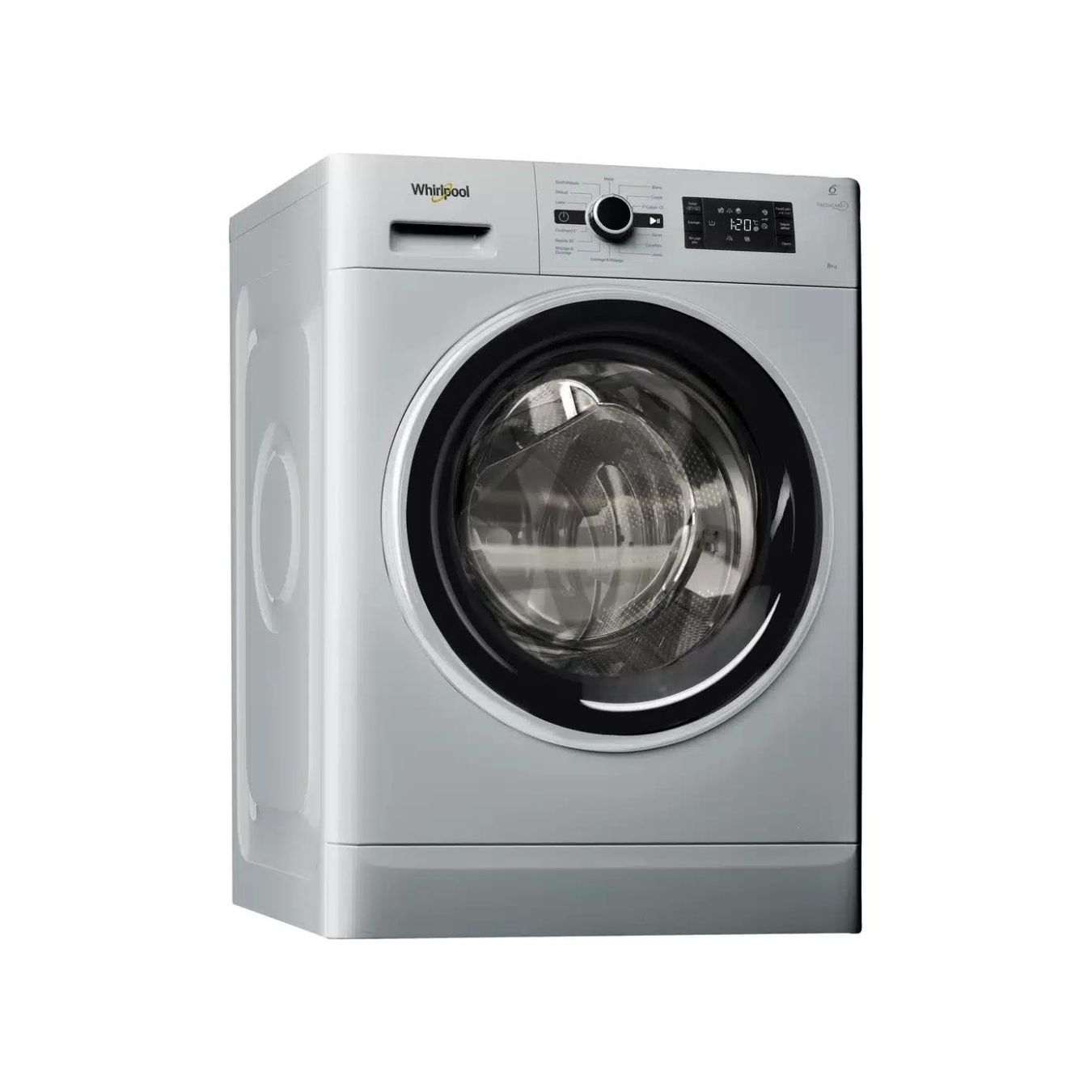Whirlpool Lave-linge hublot FWB8248SBS NA - 8 kg