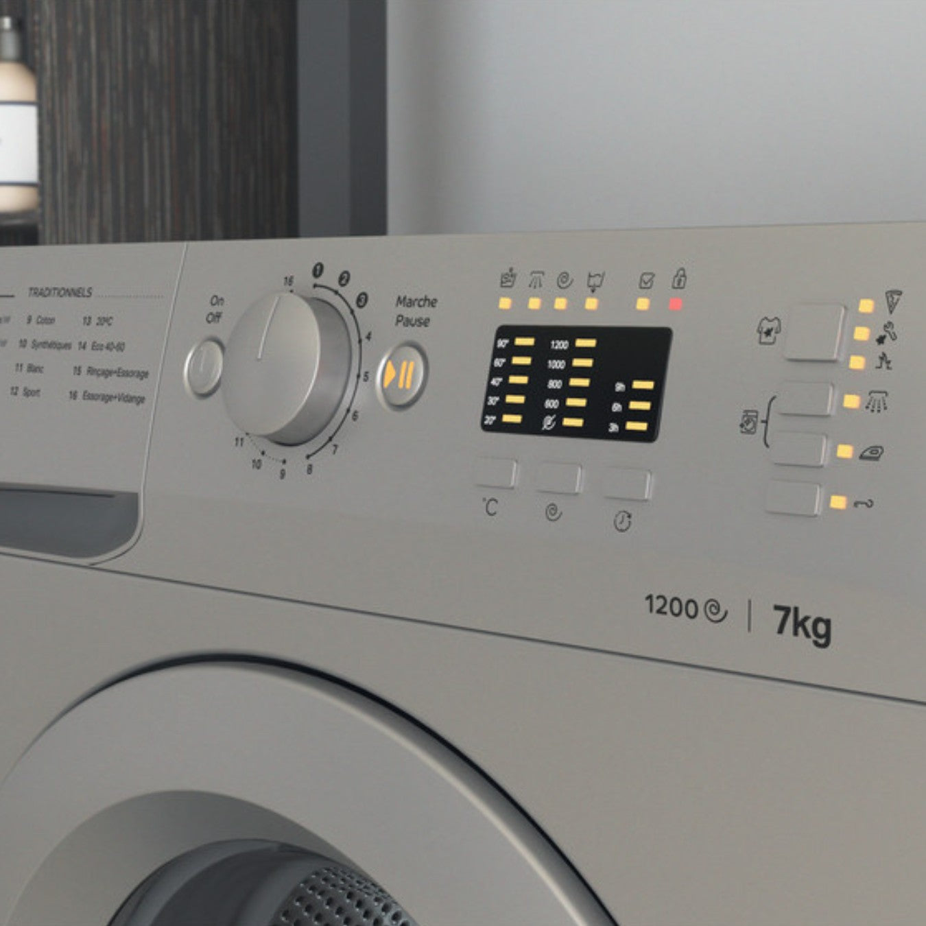 Whirlpool WMTA 7122 S NA - Lave-linge économe 7kg
