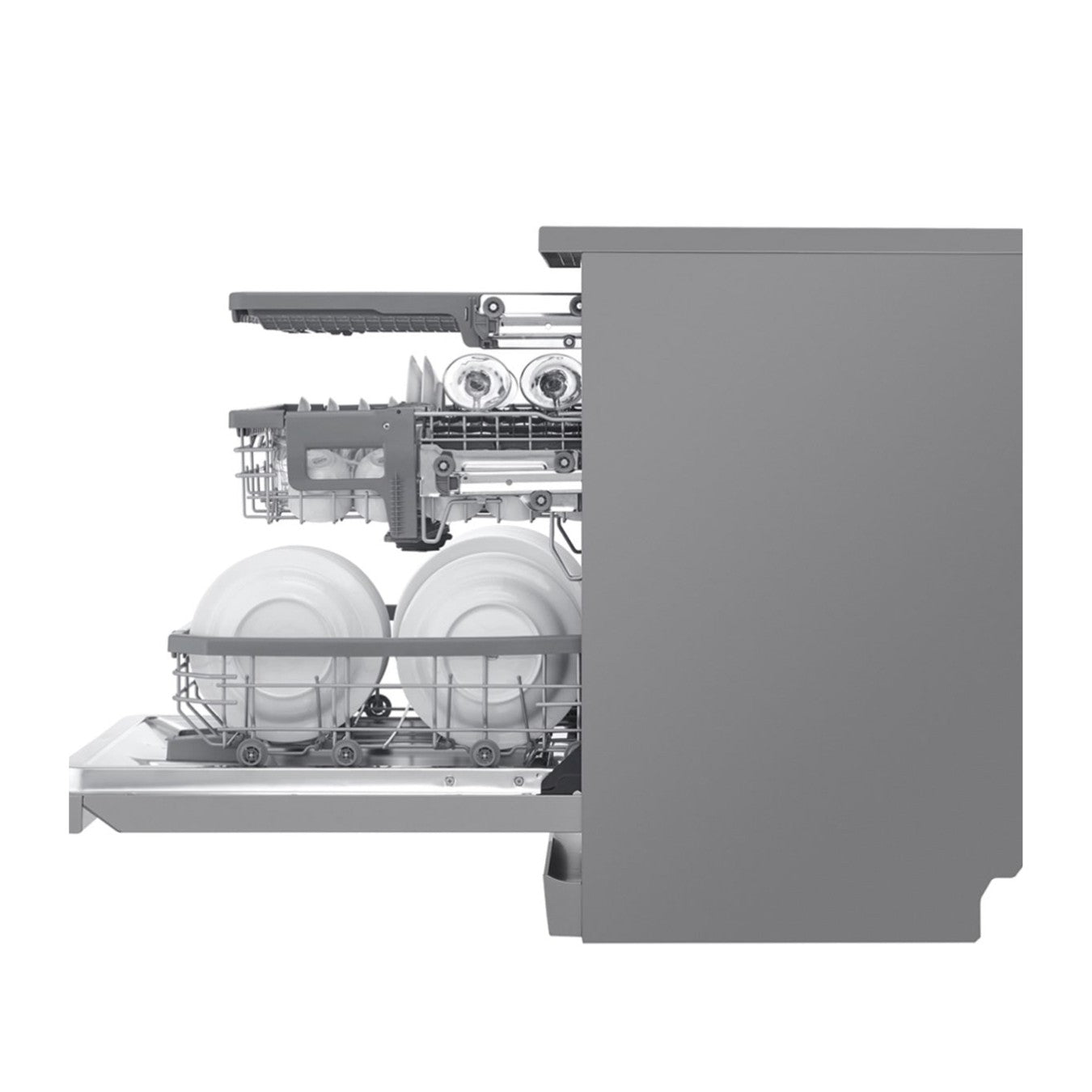 LG DFB325HS - Lave-vaisselle QuadWash™ Steam, EasyRack™, SmartThinQ™