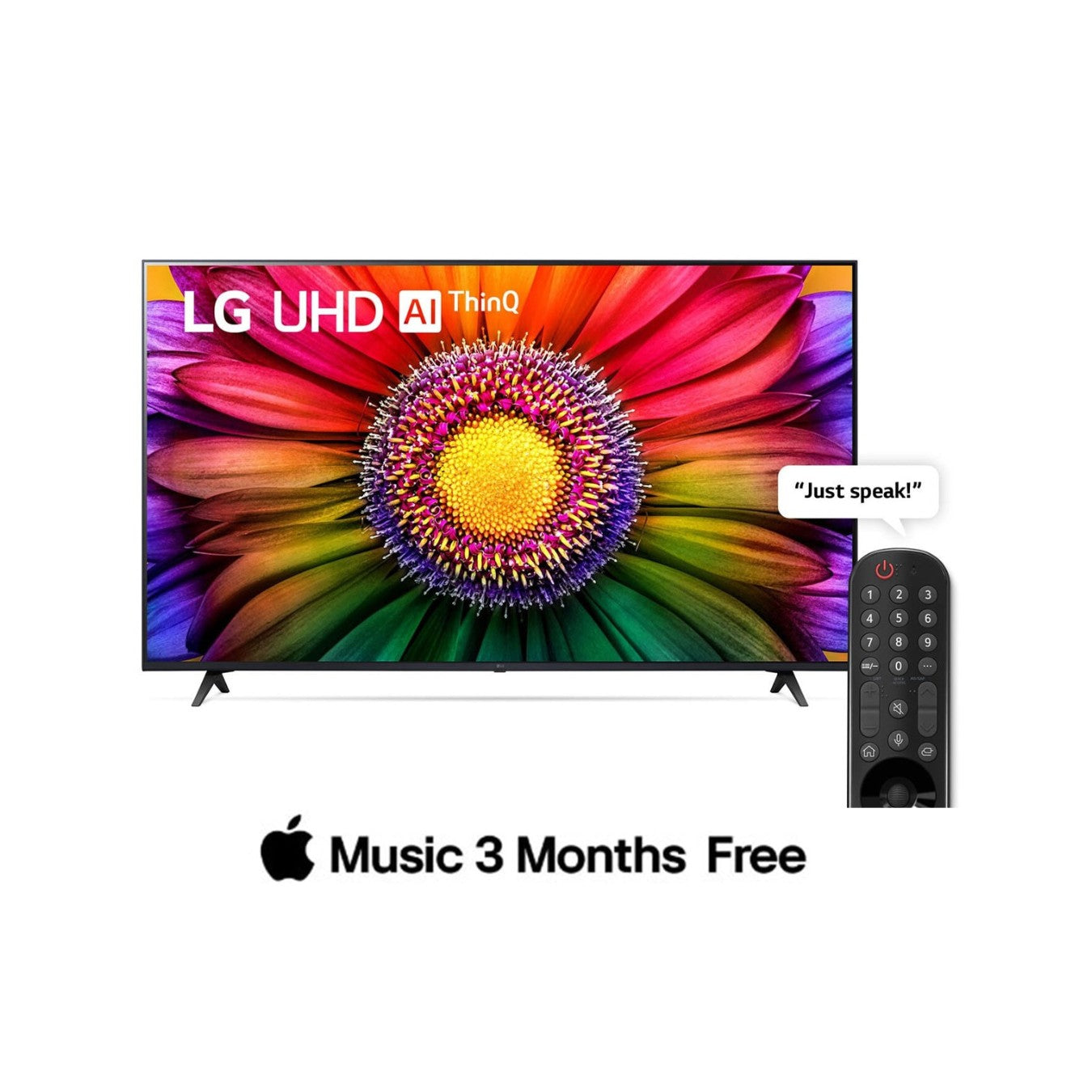 LG  Smart UHD TV 65UR80006LJ 65" 4K, 2023, a5 Gen6