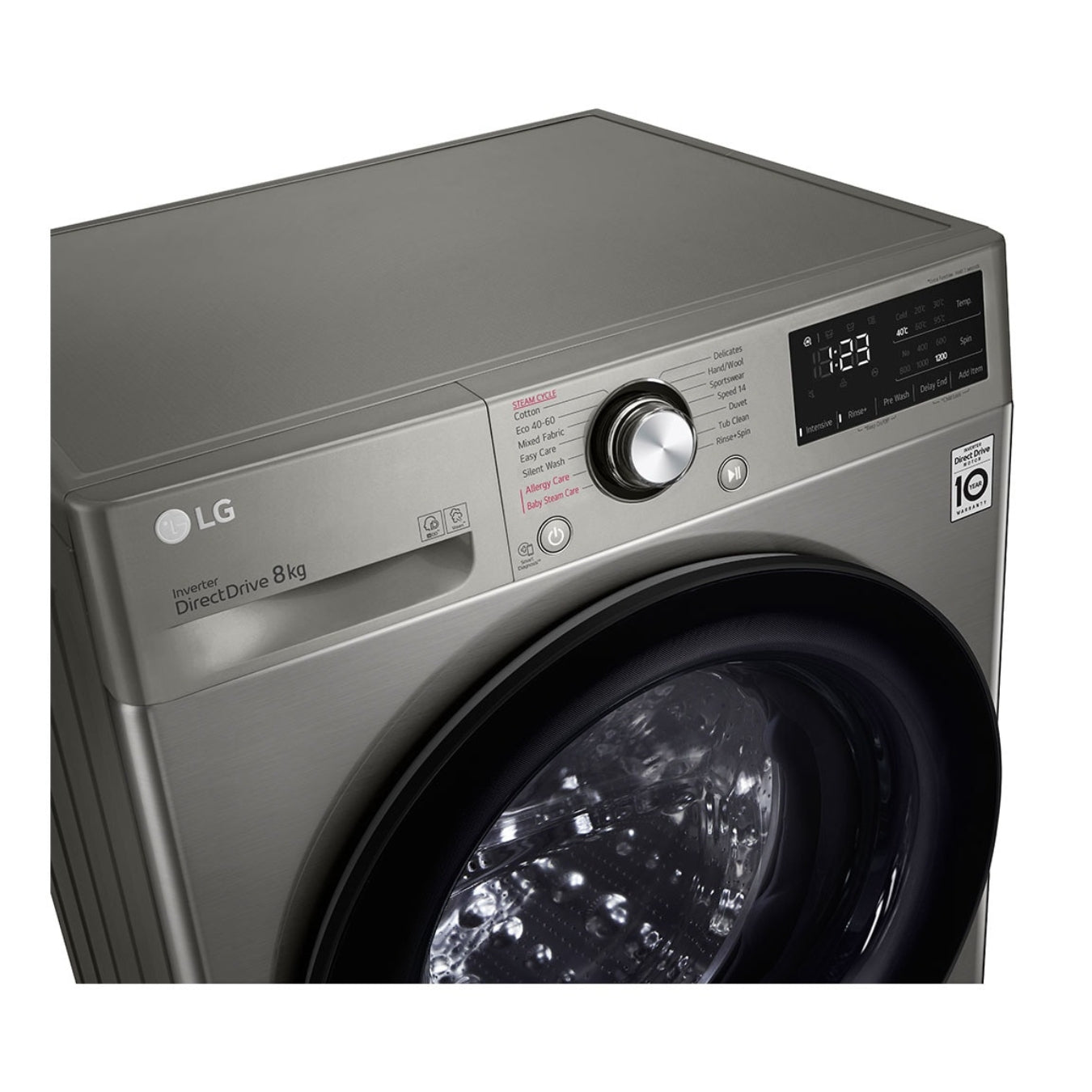 LG F2V3PYPKP Lave-Linge 8 Kg - AI DD - Steam