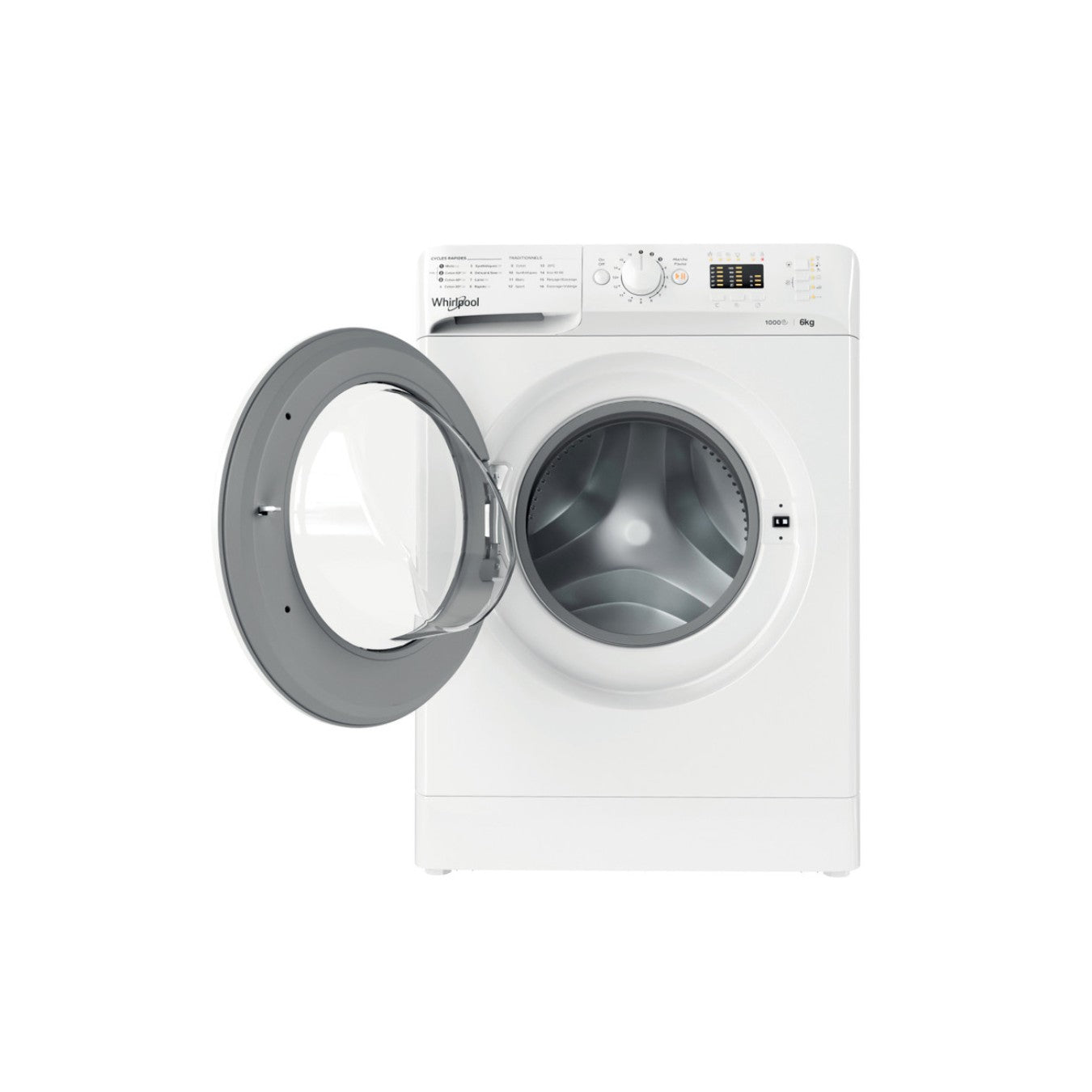 Lave-linge hublot posable Whirlpool: 6 kg - WMTA 6101 NA