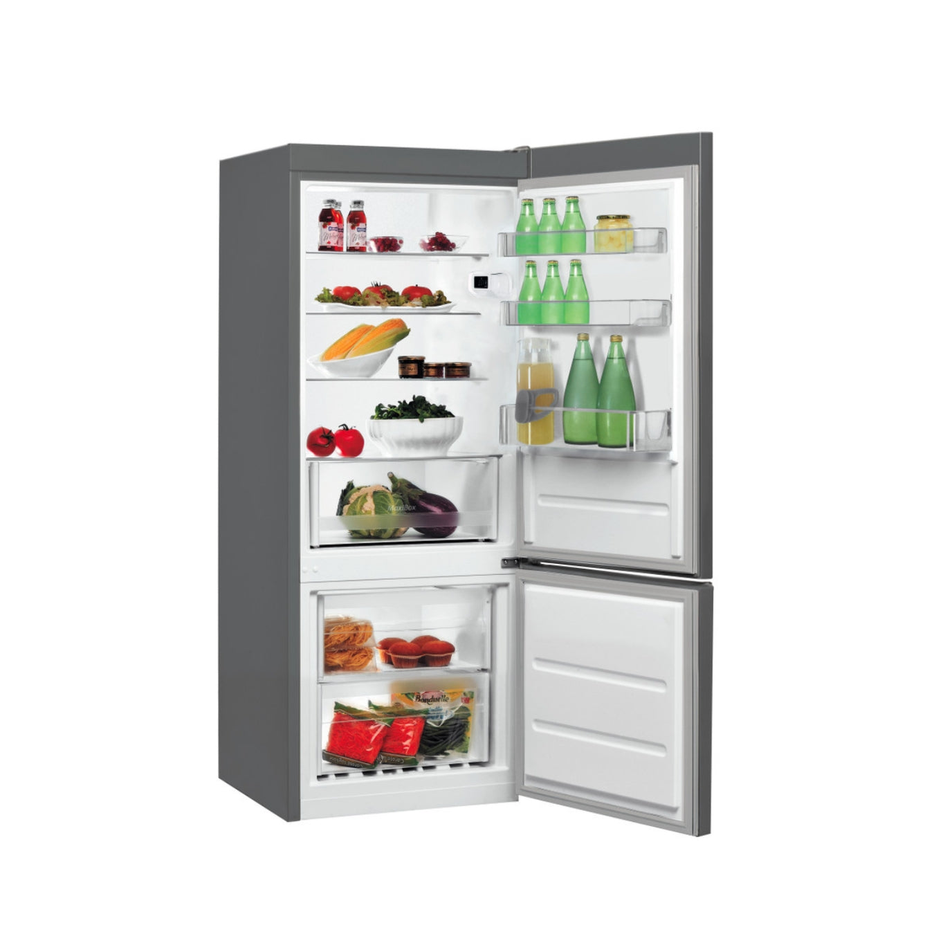 Whirlpool Réfrigérateur Combiné W5 611E X - 272L, Inox, A+, Efficacité Énergétique