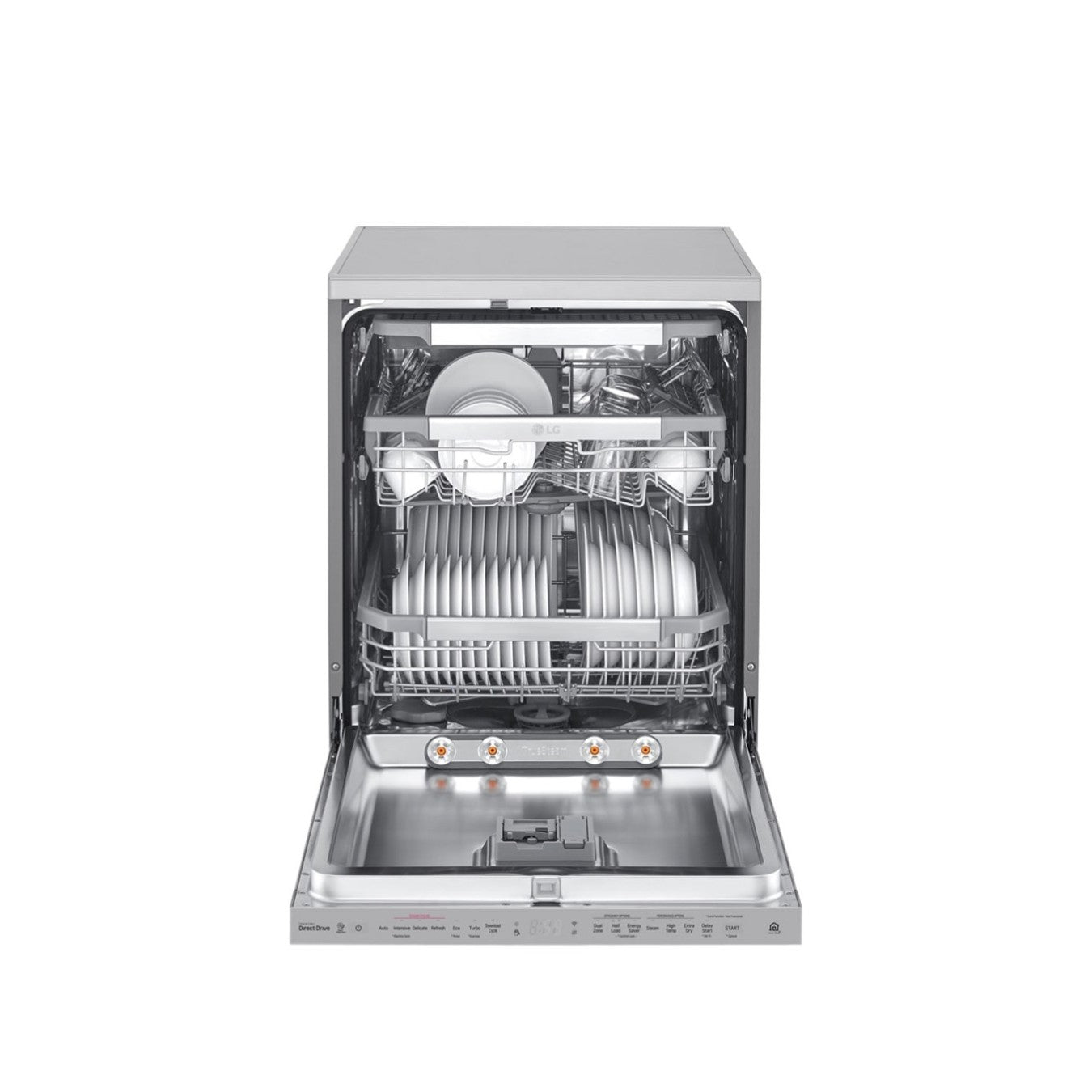 LG DFB325HS - Lave-vaisselle QuadWash™ Steam, EasyRack™, SmartThinQ™