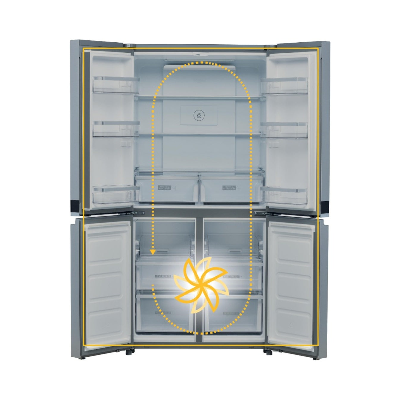 Réfrigérateur Américain Whirlpool - WQ9 B1L