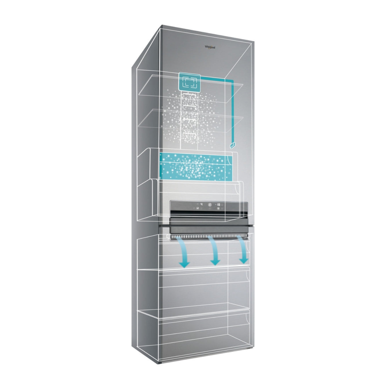 Whirlpool Réfrigérateur B TNF 5011 OX - 444L