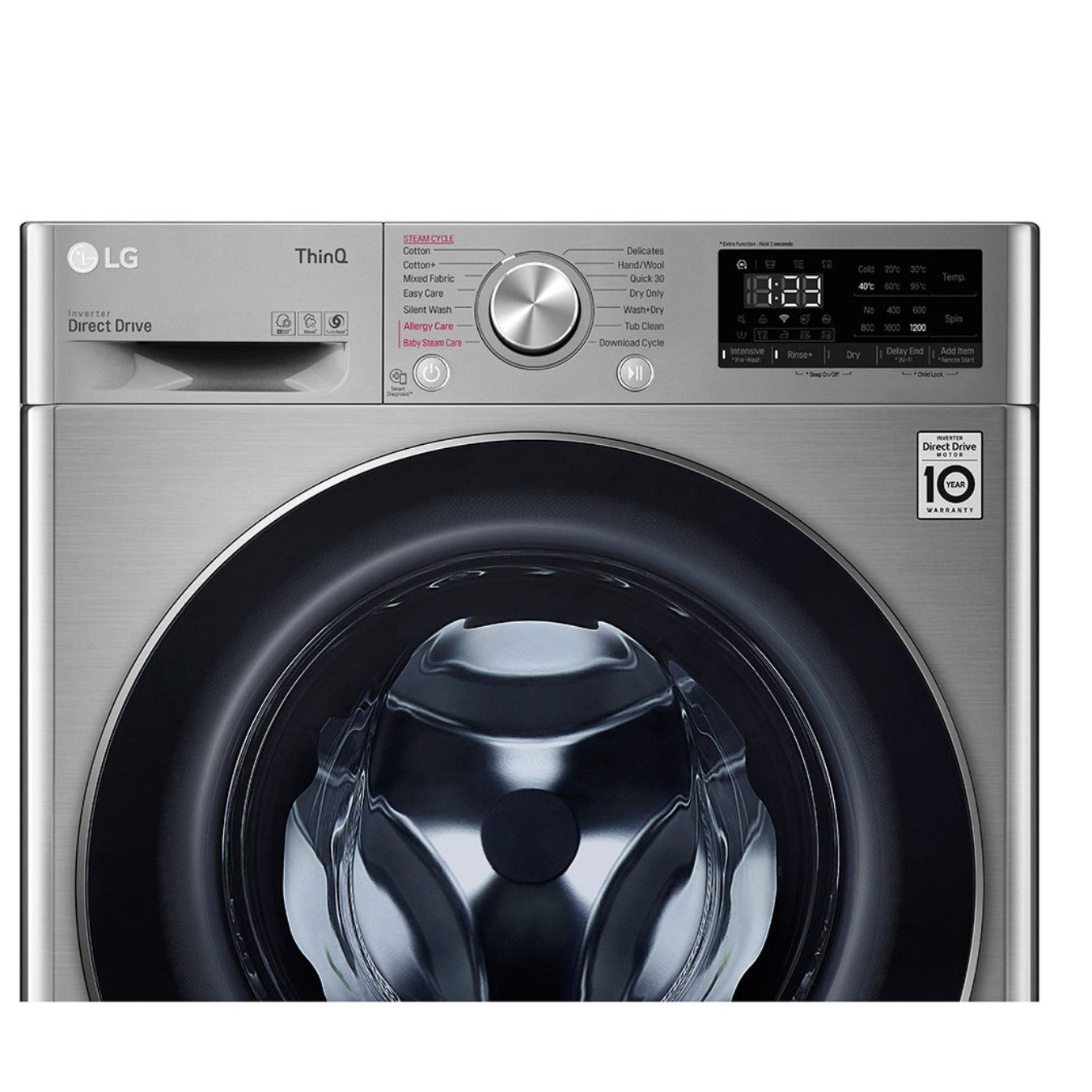 LG F2V5PGP2T - Lave-linge séchant 8/5 kg AI DD™, Steam™, Direct Drive™