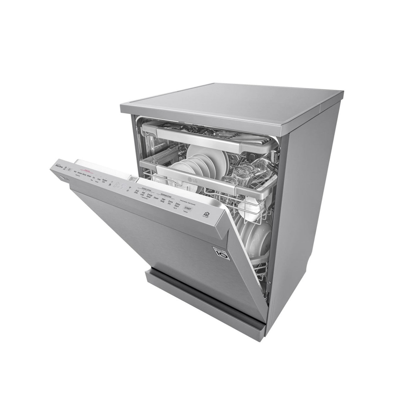 LG DFB325HS - Lave-vaisselle QuadWash™ Steam, EasyRack™, SmartThinQ™