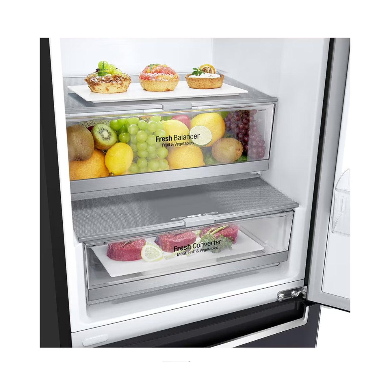 Réfrigérateur combiné LG GR-B479NQDM 341L I Smart Inverter