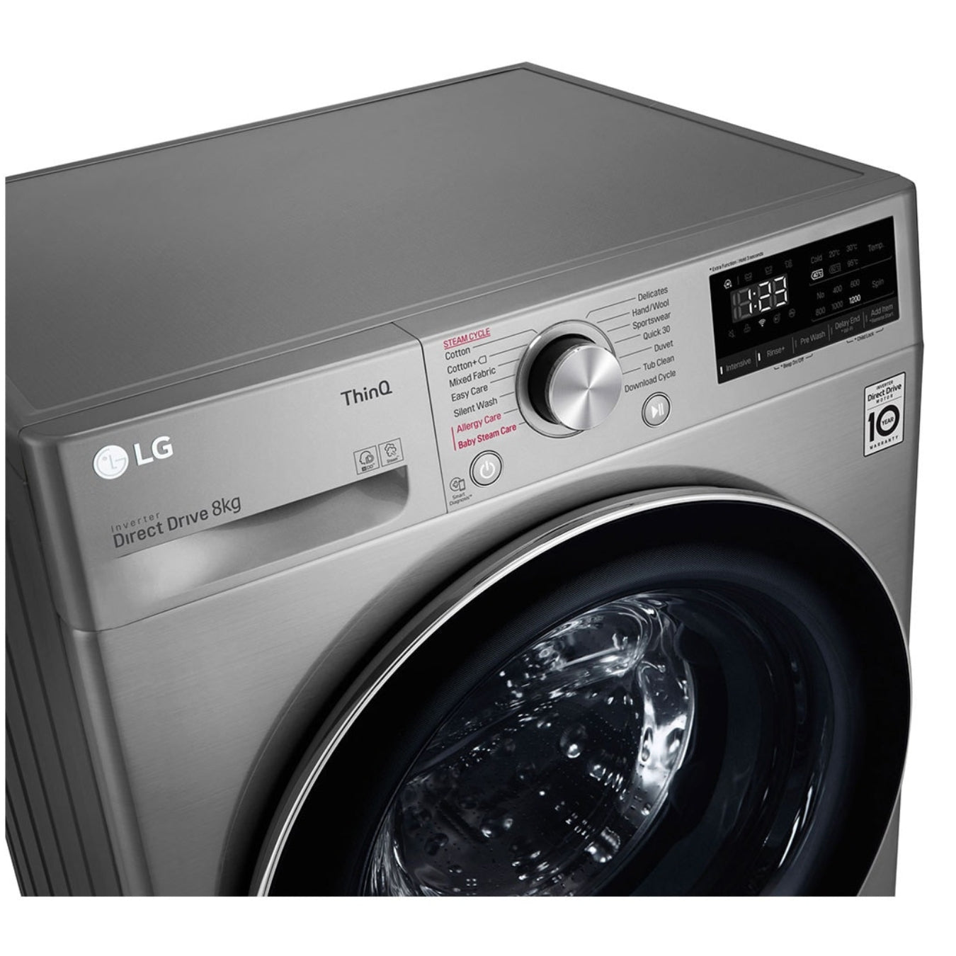 LG F2V5PYP2T - Machine à laver frontale 8 kg AI DD™ ThinQ™