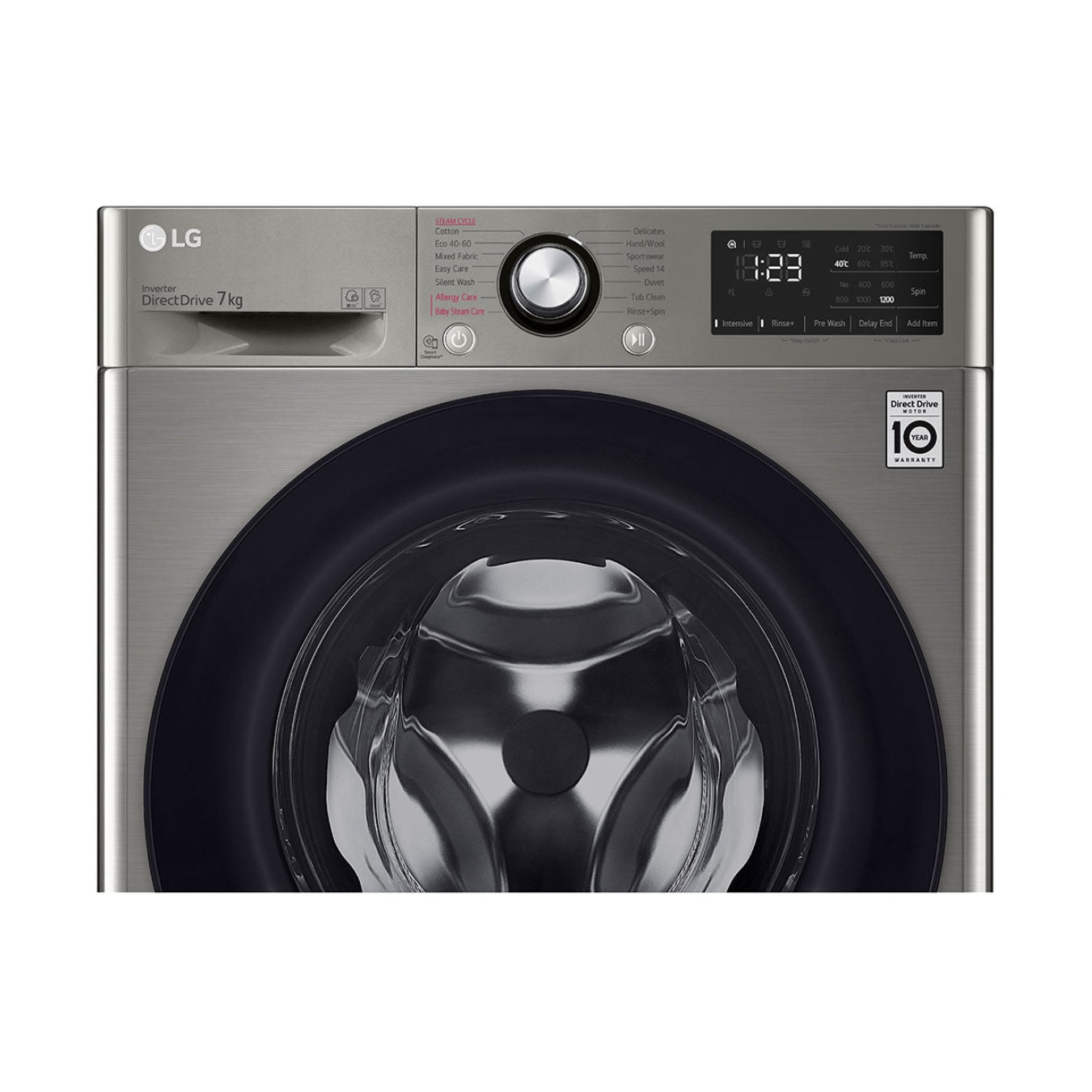 LG Lave-Linge F2V3HYPKP | 7 Kg | AI DD | Steam | Direct Drive™ | A