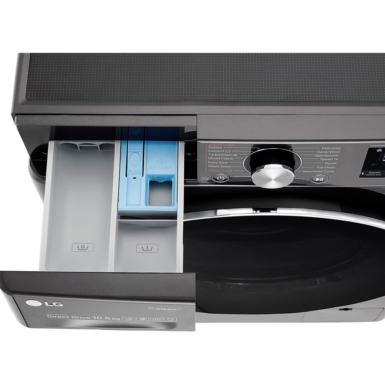 LG F4V9RWP2E - Machine à laver frontale 10,5 kg AI DD™ ThinQ™