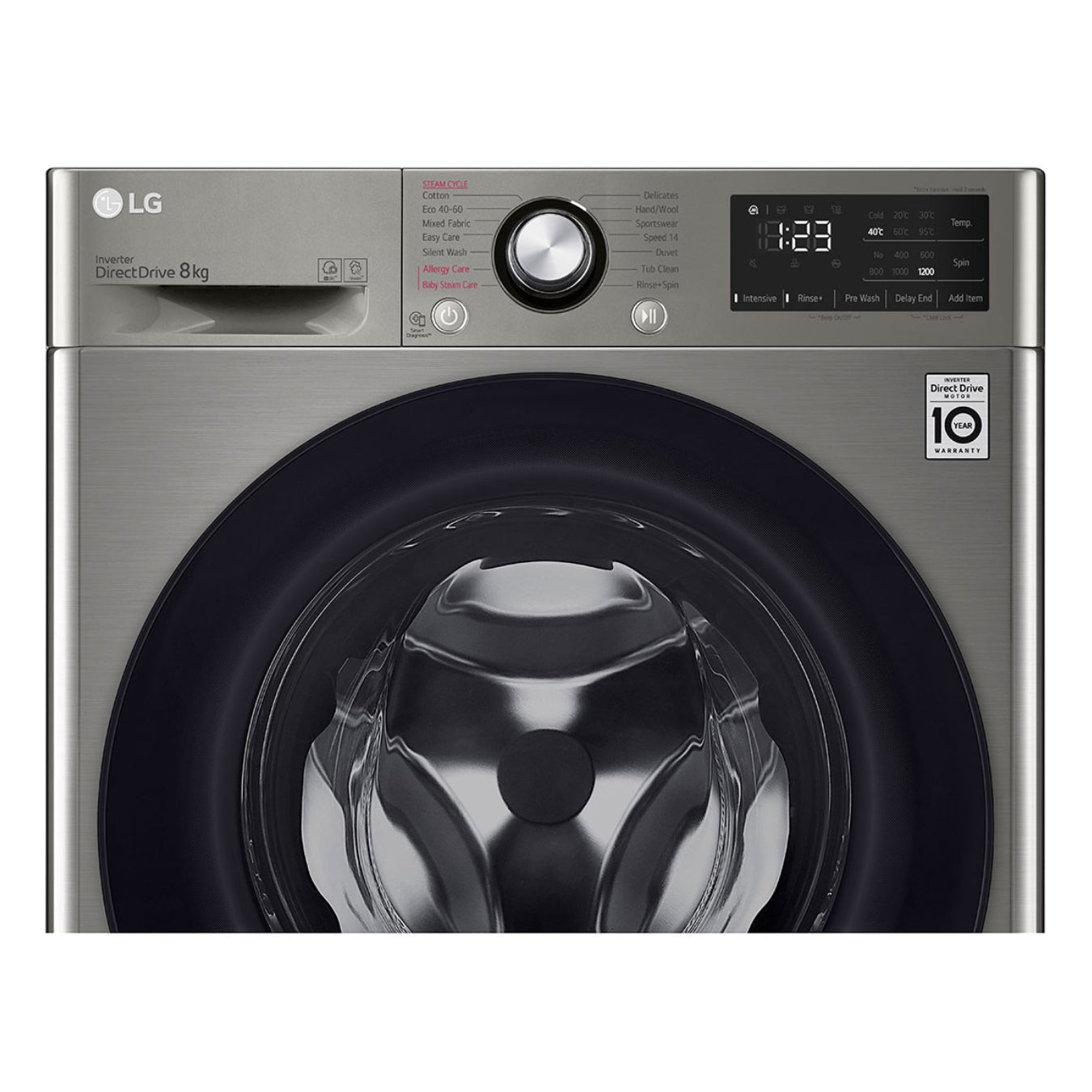 LG F2V3PYPKP Lave-Linge 8 Kg - AI DD - Steam