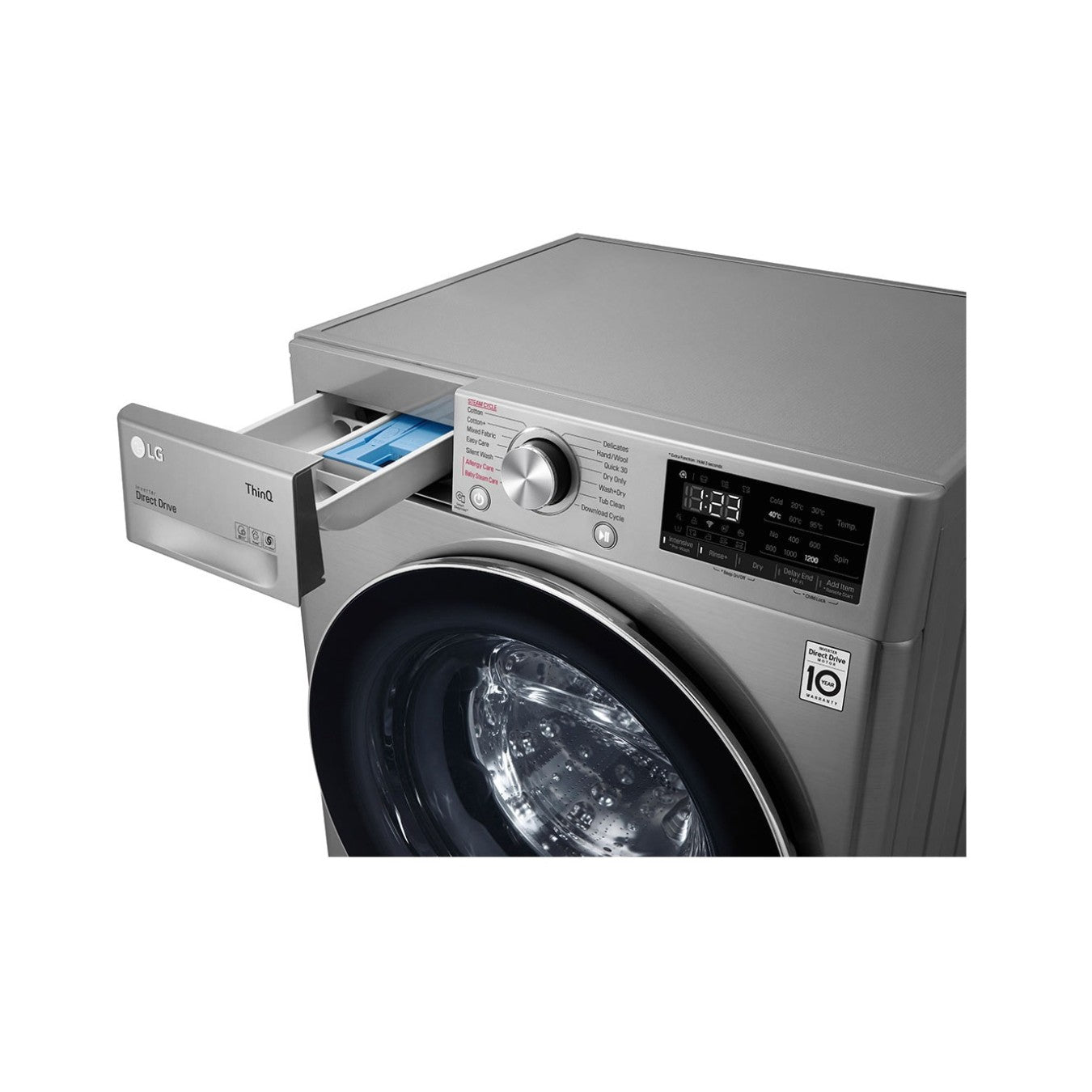 LG F2V5PGP2T - Lave-linge séchant 8/5 kg AI DD™, Steam™, Direct Drive™