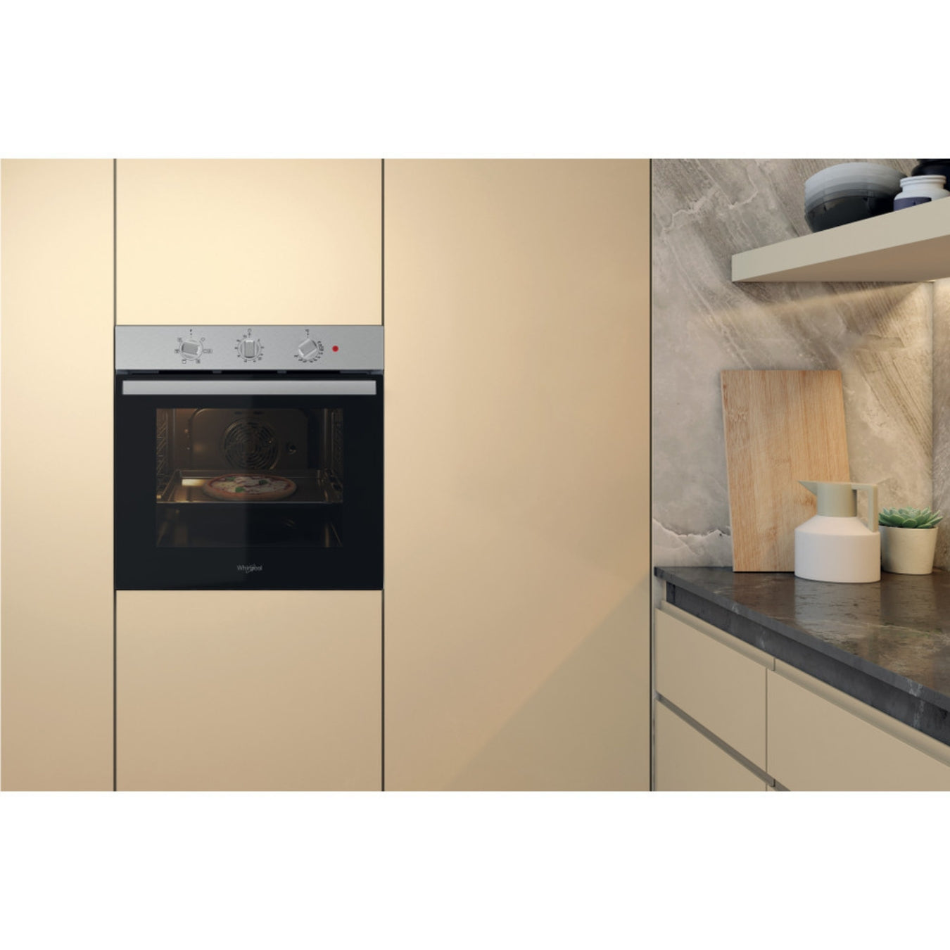 Whirlpool Four Multifonction Encastrable OMR35HR0X - 71L, Inox