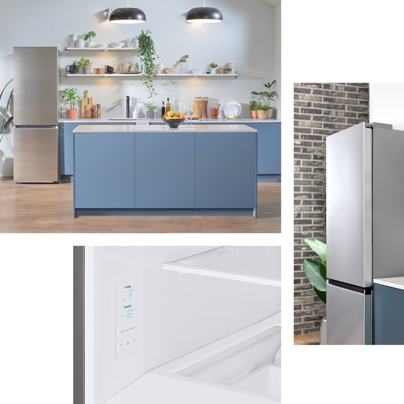 Réfrigérateur Samsung Combiné RB34T600CSA - 340L, SpaceMax™