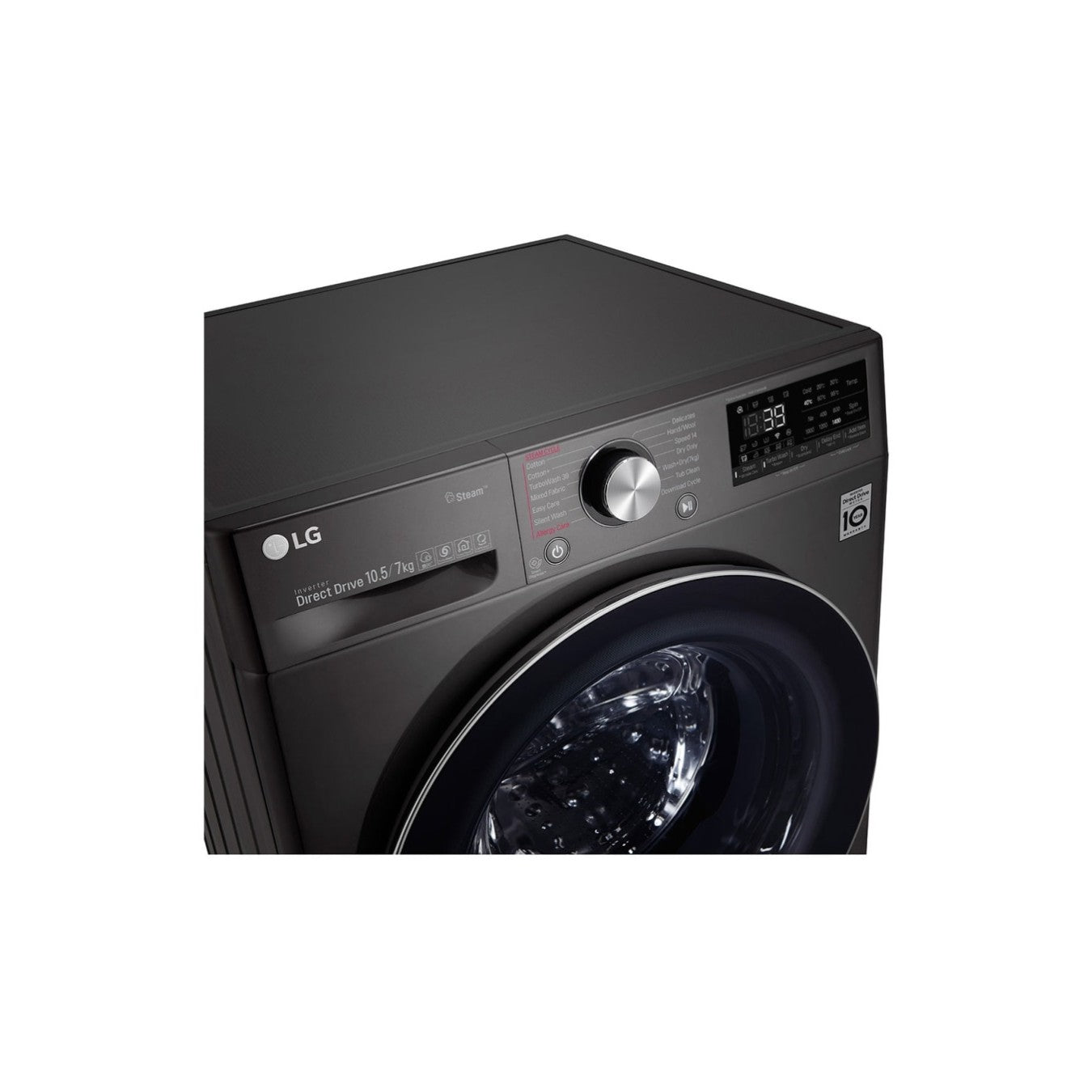 LG F4V9RCP2E - Lave-linge séchant 10,5/7 kg AI DD™, TurboWash™ 360, ThinQ™