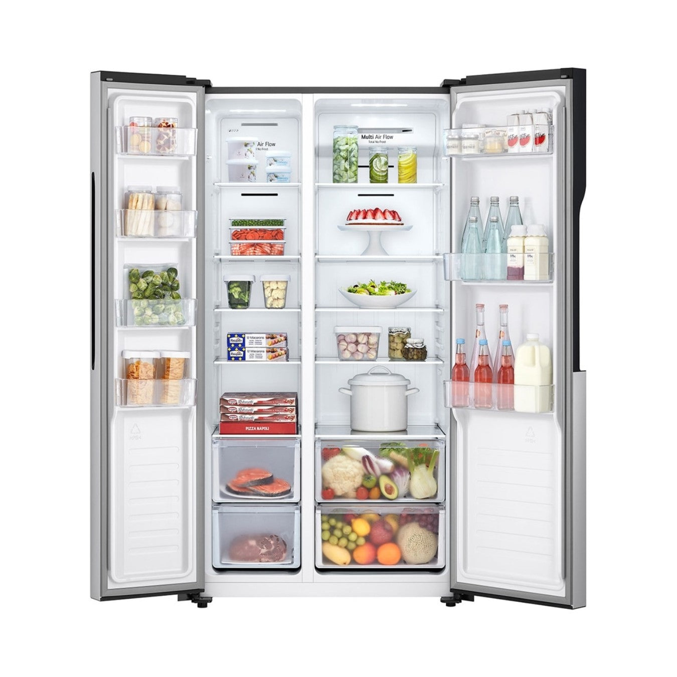 LG GR-B507PQAM Réfrigérateur 423L Side By Side - Linear Inverter