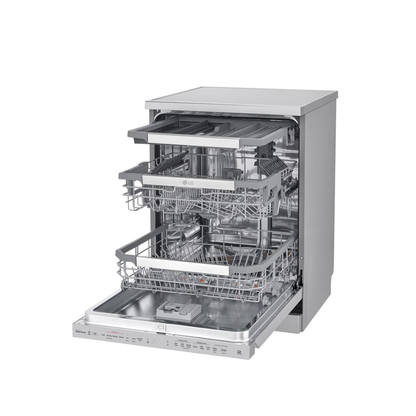LG DFB325HS - Lave-vaisselle QuadWash™ Steam, EasyRack™, SmartThinQ™