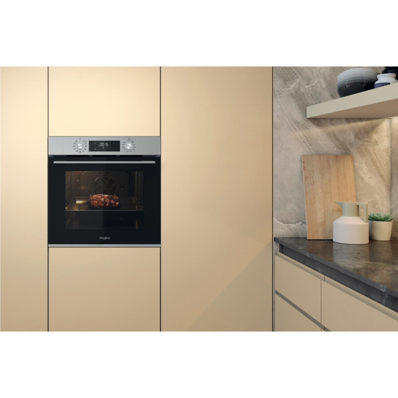 Whirlpool Four Multifonction Encastrable OMK58CU1SX - 71L, Inox, Catalyse