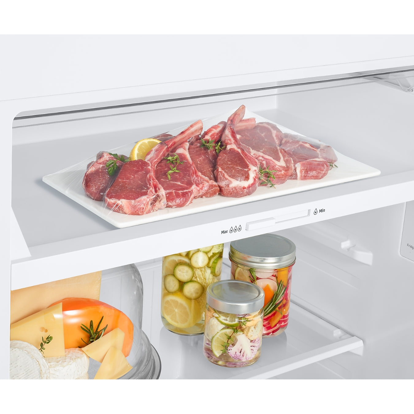 Réfrigérateur Samsung 2 portes - 388L Net, Inox, Compresseur Inverter