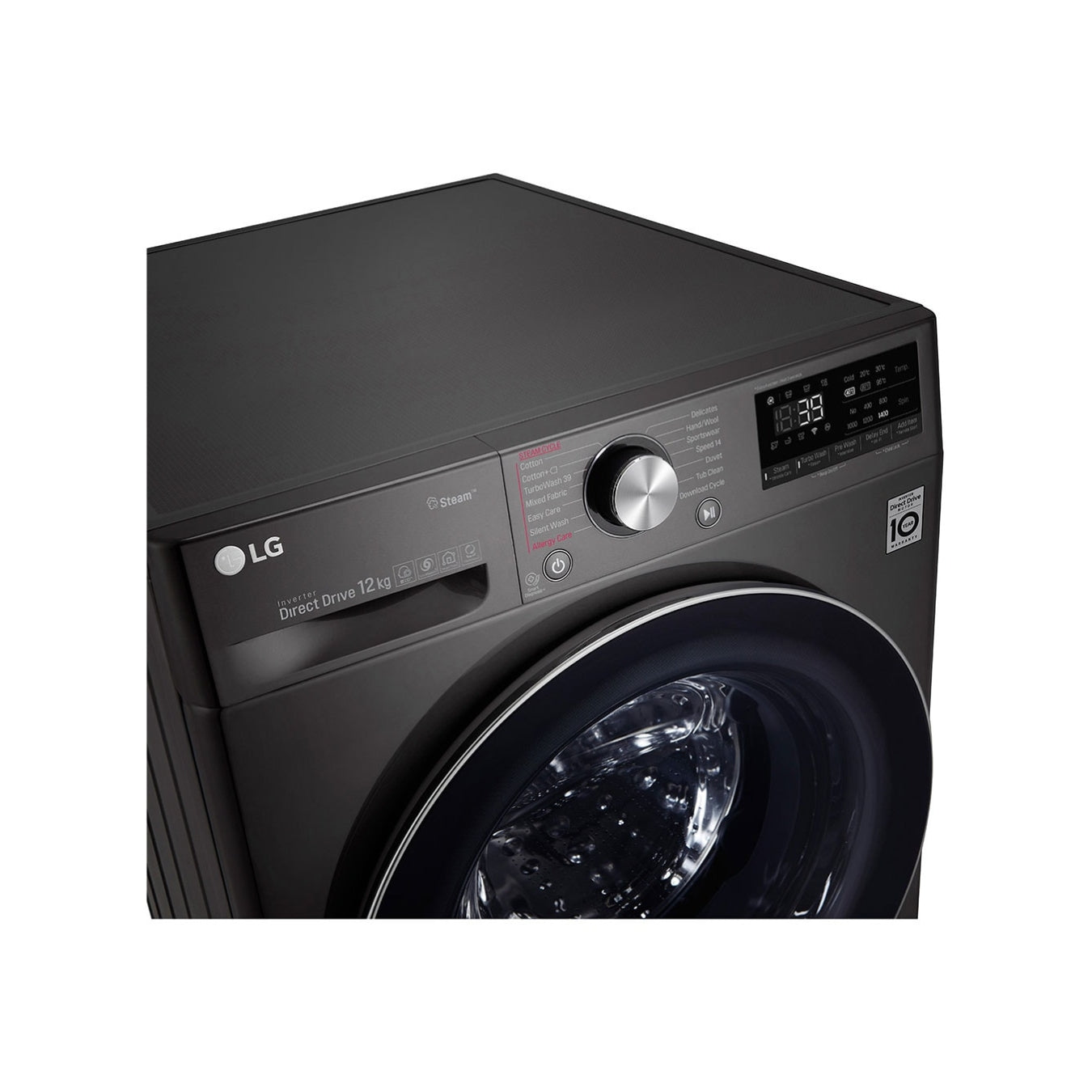 LG F4V9BCP2EE - Lave-linge séchant 12/8 kg AI DD™, TurboWash 360™, ThinQ™