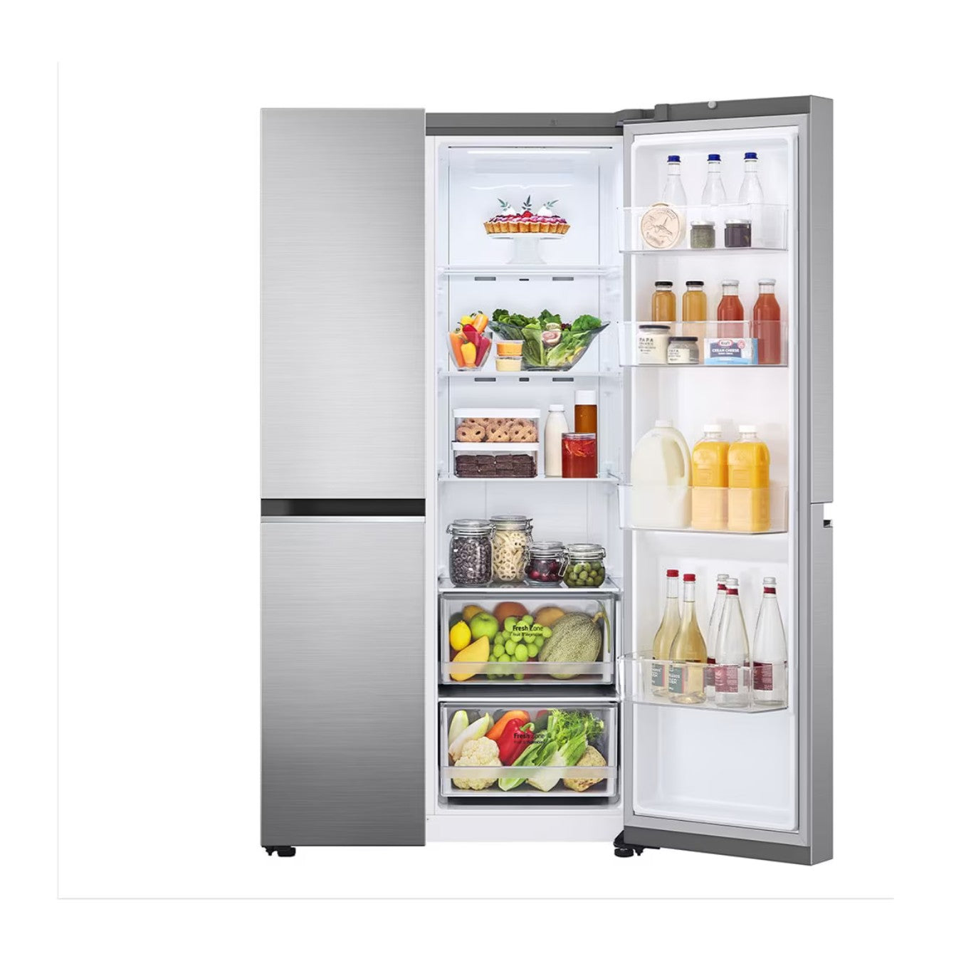 LG GR-B257SLWL Réfrigérateur 655L I Multi-Portes I Smart Inverter