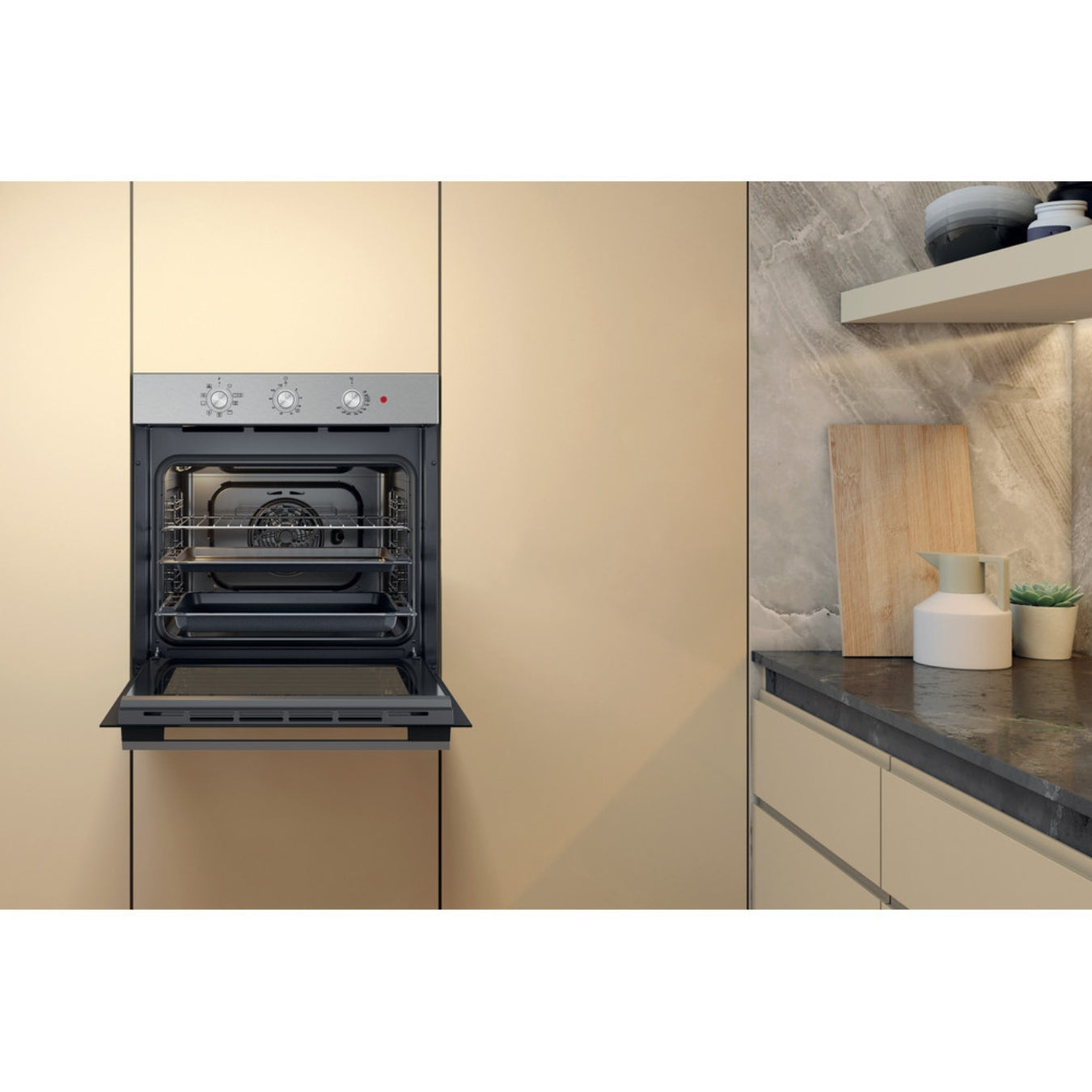 Whirlpool Four Multifonction Encastrable OMK38HU0X - 71L, Inox