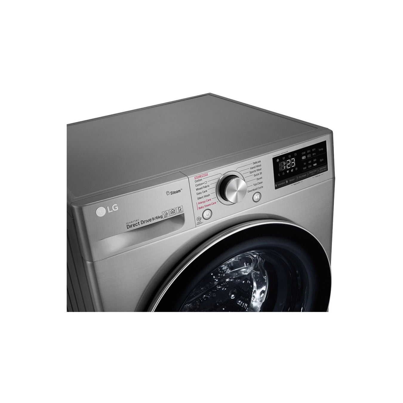 Lave-linge séchant LG F4V5VGP2T - 9/6 kg AI DD™, Steam™, ThinQ™