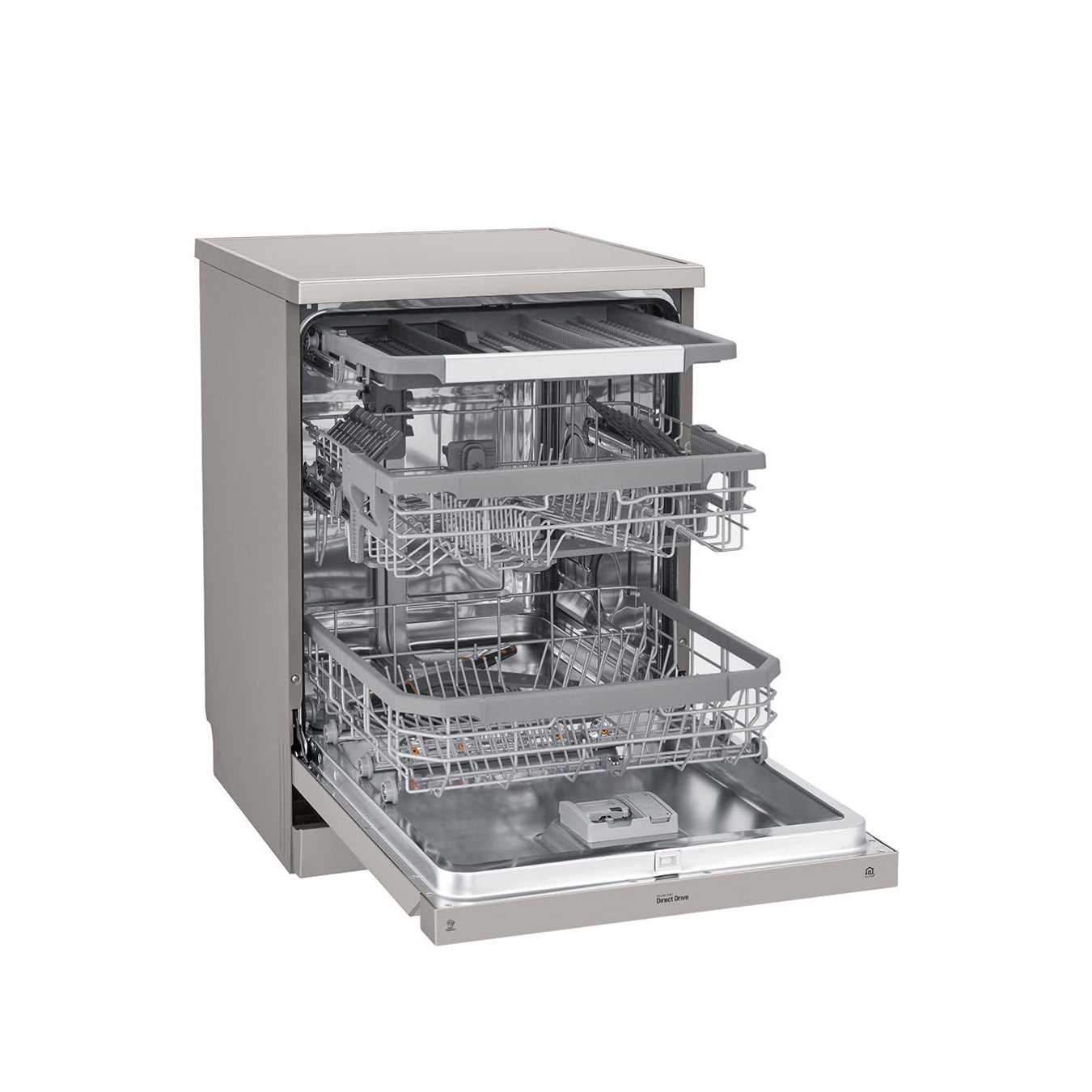 LG DFB325HS - Lave-vaisselle QuadWash™ Steam, EasyRack™, SmartThinQ™