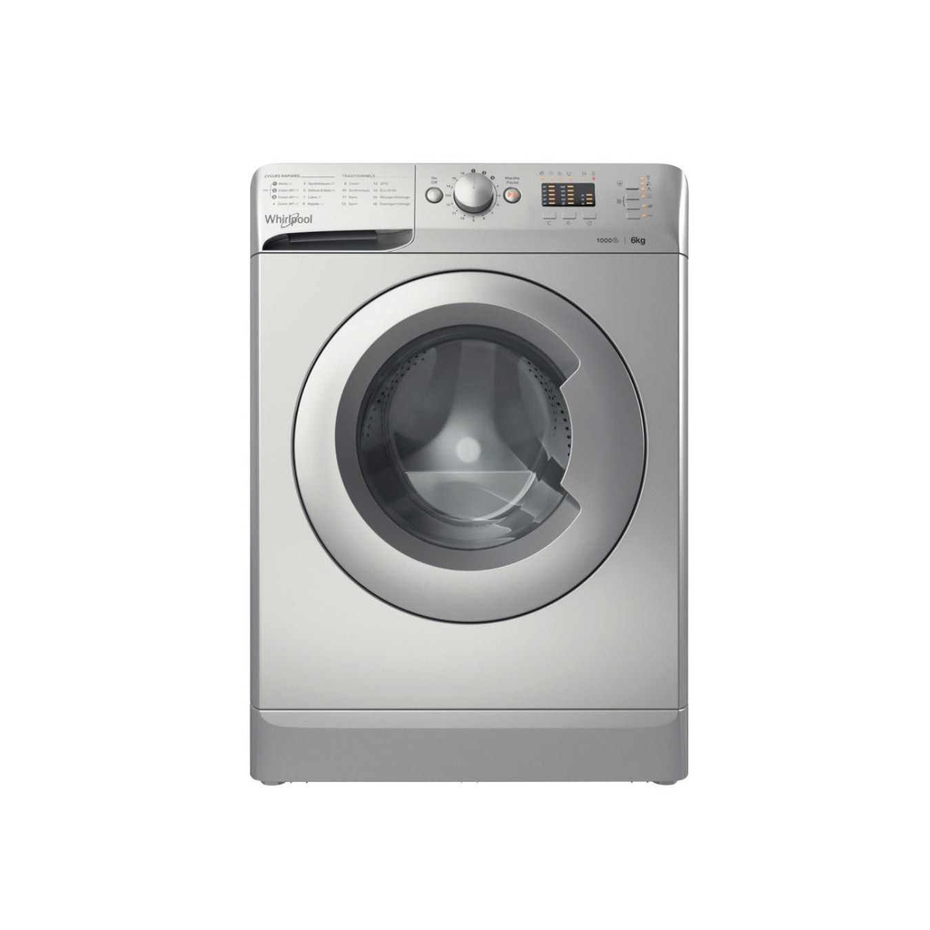Lave-linge hublot posable Whirlpool : 6 kg - WMTA 6101 S NA