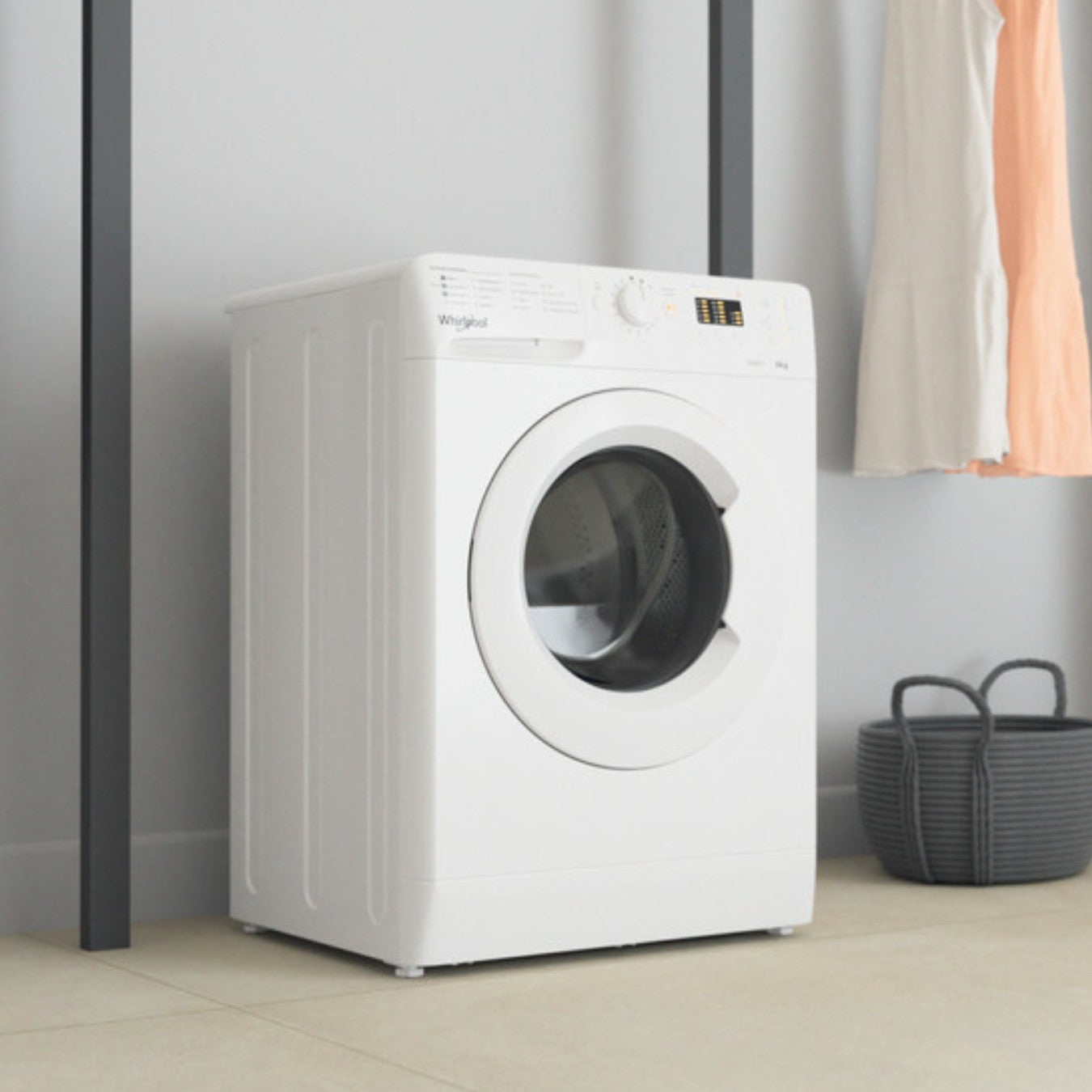 Lave-linge hublot posable Whirlpool: 6 kg - WMTA 6101 NA