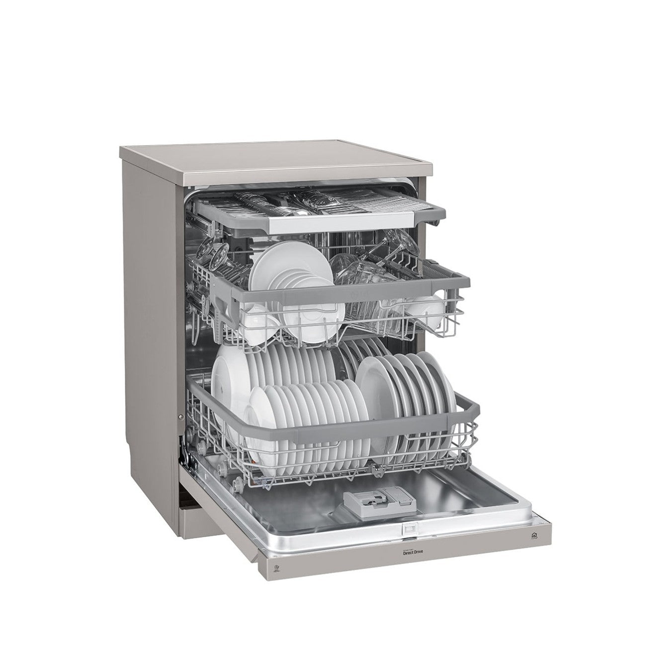 LG DFB425FP - Lave-vaisselle QuadWash™ Steam, EasyRack™, SmartThinQ™
