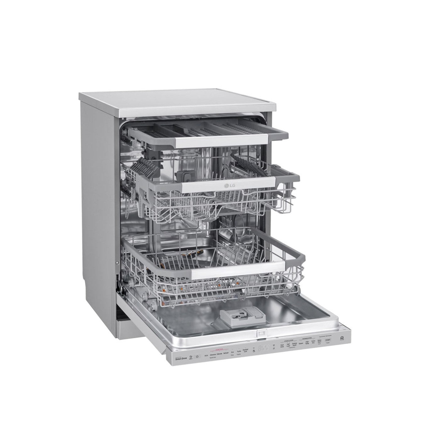 LG DFB325HS - Lave-vaisselle QuadWash™ Steam, EasyRack™, SmartThinQ™