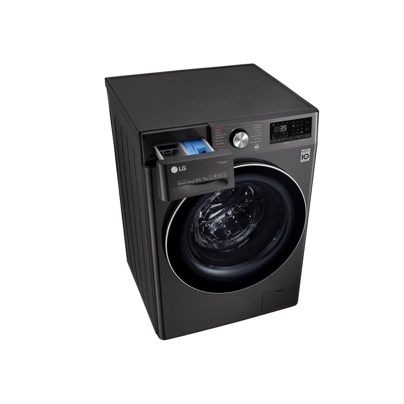 LG F4V9RCP2E - Lave-linge séchant 10,5/7 kg AI DD™, TurboWash™ 360, ThinQ™