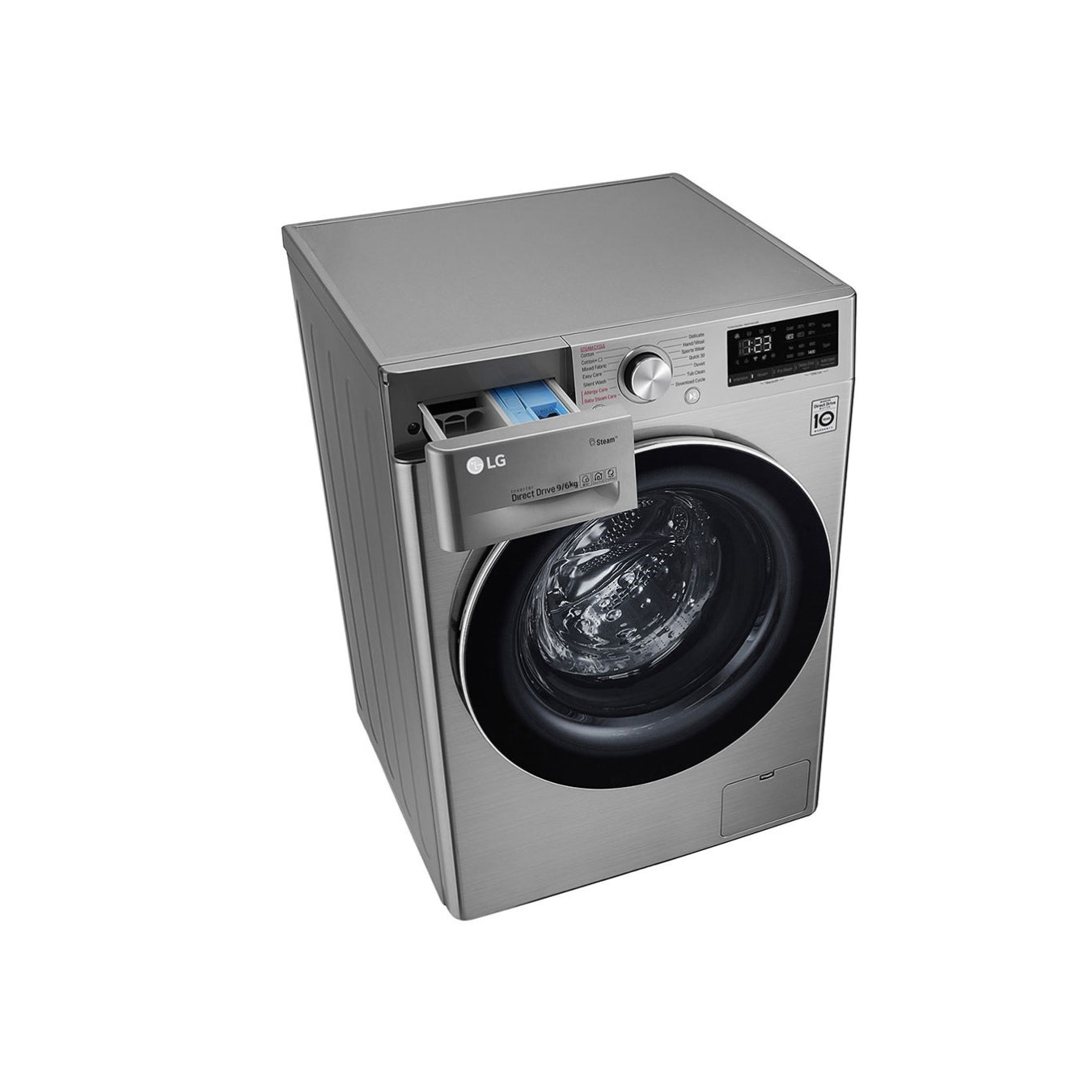 Lave-linge séchant LG F4V5VGP2T - 9/6 kg AI DD™, Steam™, ThinQ™
