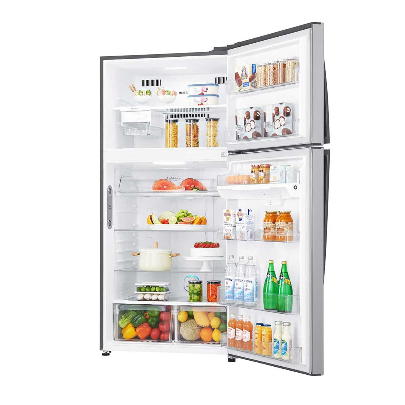 Réfrigérateur LG GR-H602HLHU - No Frost, Inverter 475L