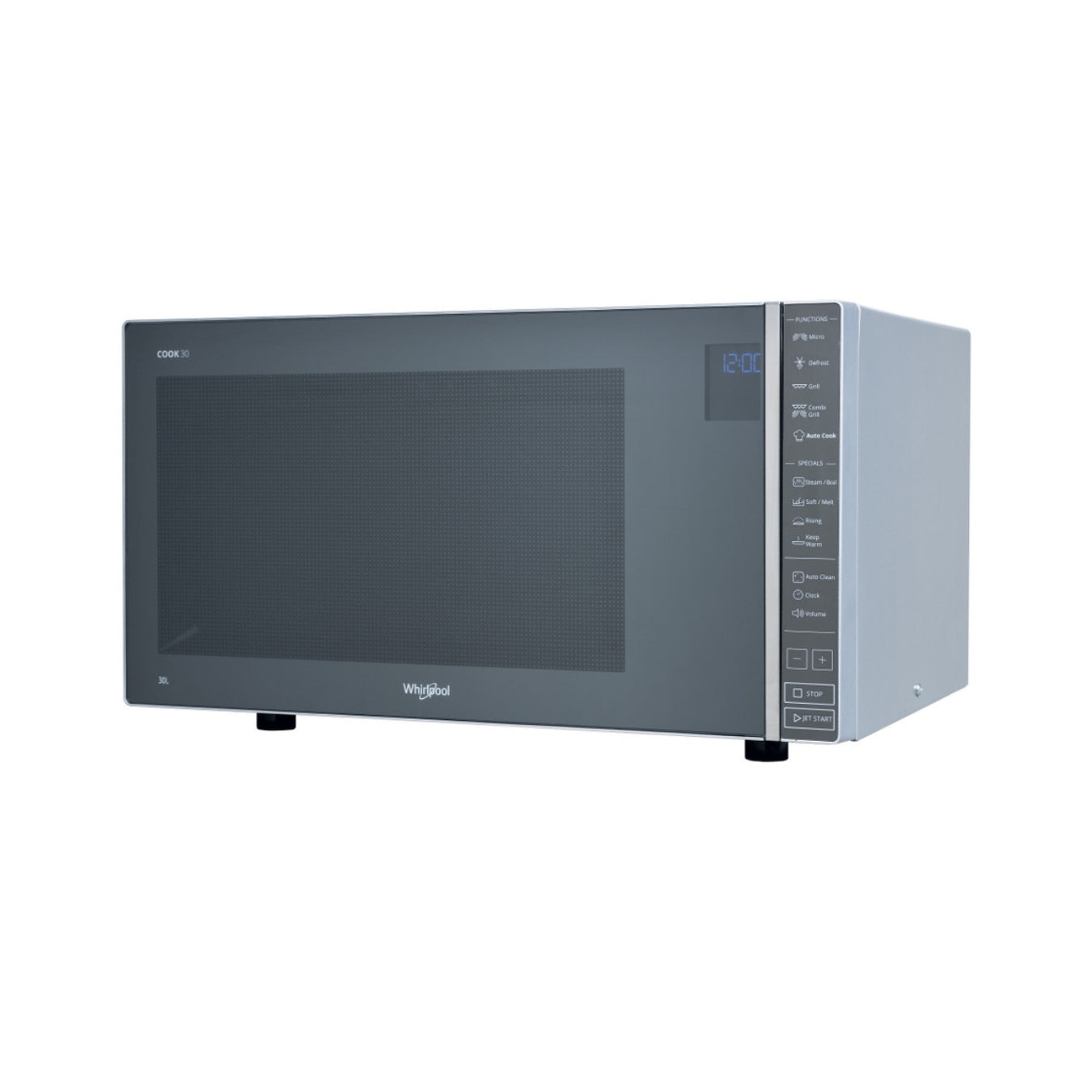 Whirlpool Micro-ondes Posable MWP 304 M - 30L, Gril, Vapeur