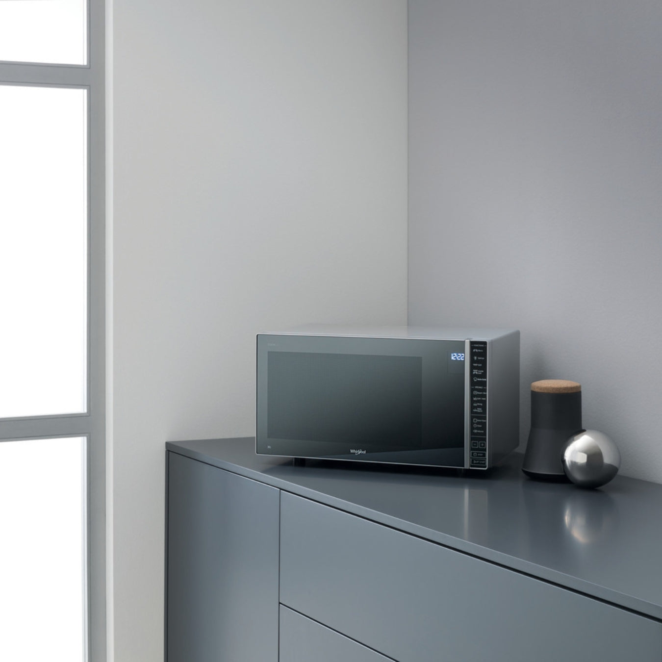 Whirlpool Micro-ondes Posable MWP 304 M - 30L, Gril, Vapeur