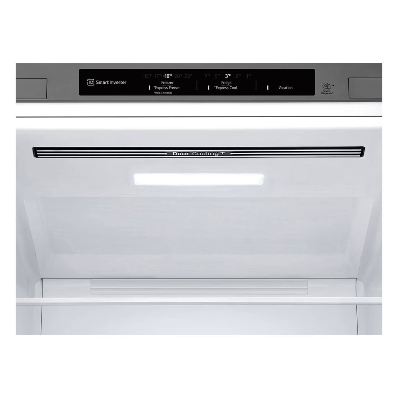 LG GR-B489FS7W Réfrigérateur combiné 341L - Smart Inverter