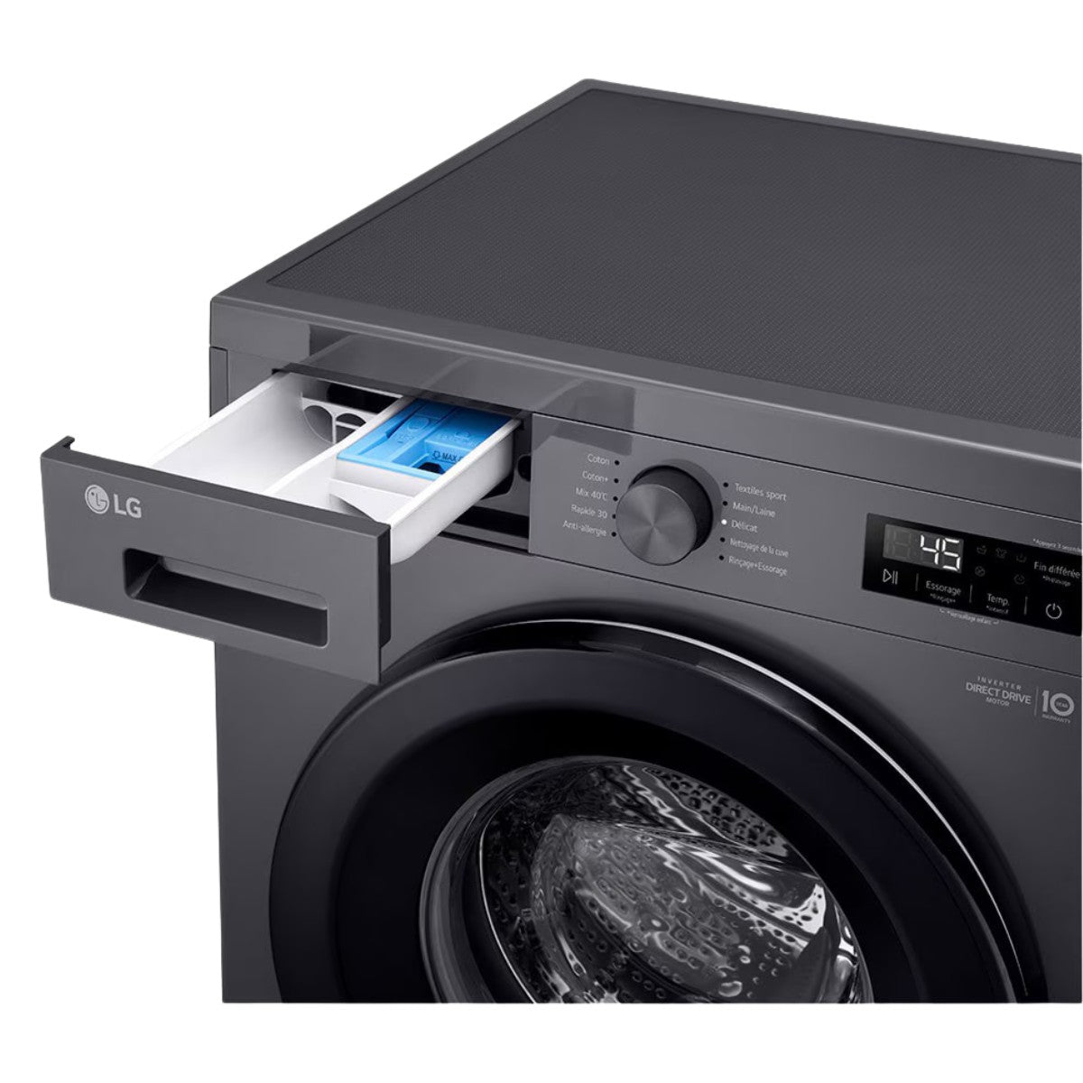 LG Lave-linge Frontal 7 KG F2Y1HYP6J | Vapeur Steam™ | Electrobuy Maroc