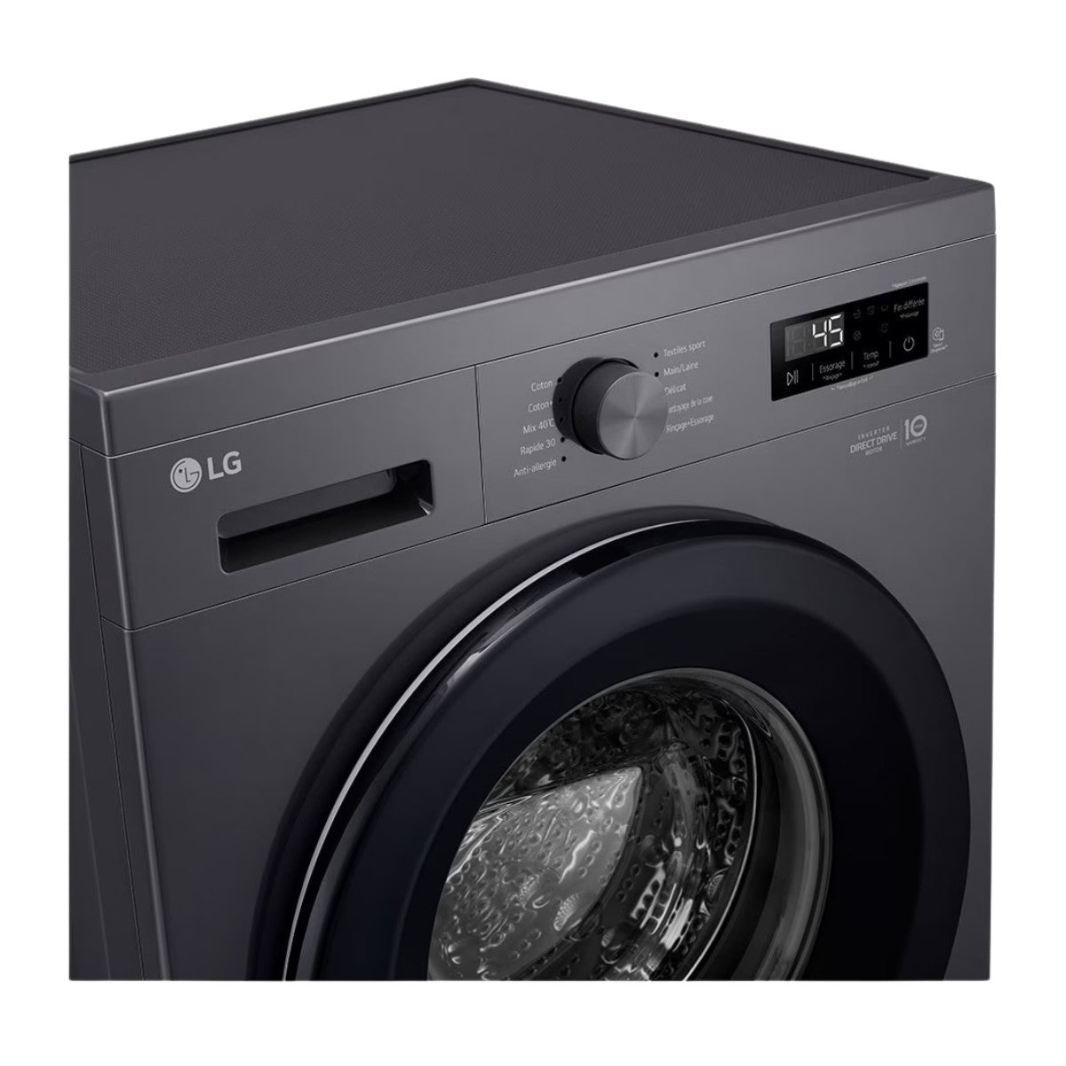 LG Lave-linge Frontal 7 KG F2Y1HYP6J | Vapeur Steam™ | Electrobuy Maroc