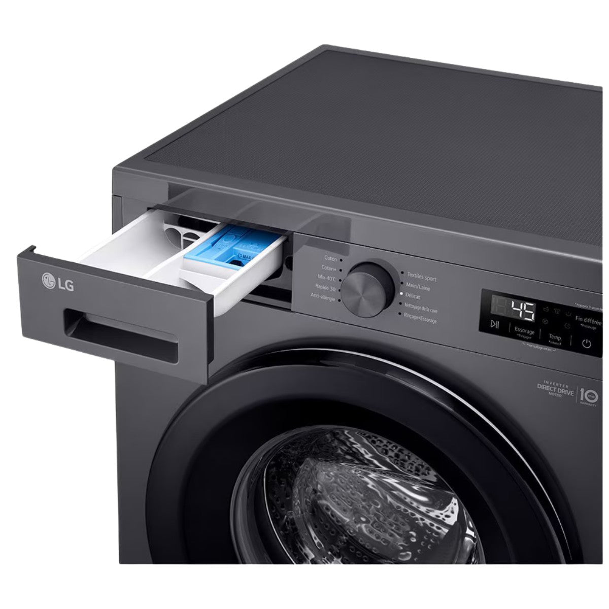 LG F2Y1VYP6J lave-linge frontal 9 KG avec Steam™, 6 Motion DD et Smart Diagnosis™. Electrobuy Maroc : livraison rapide, installation et SAV à Agadir et partout au Maroc.