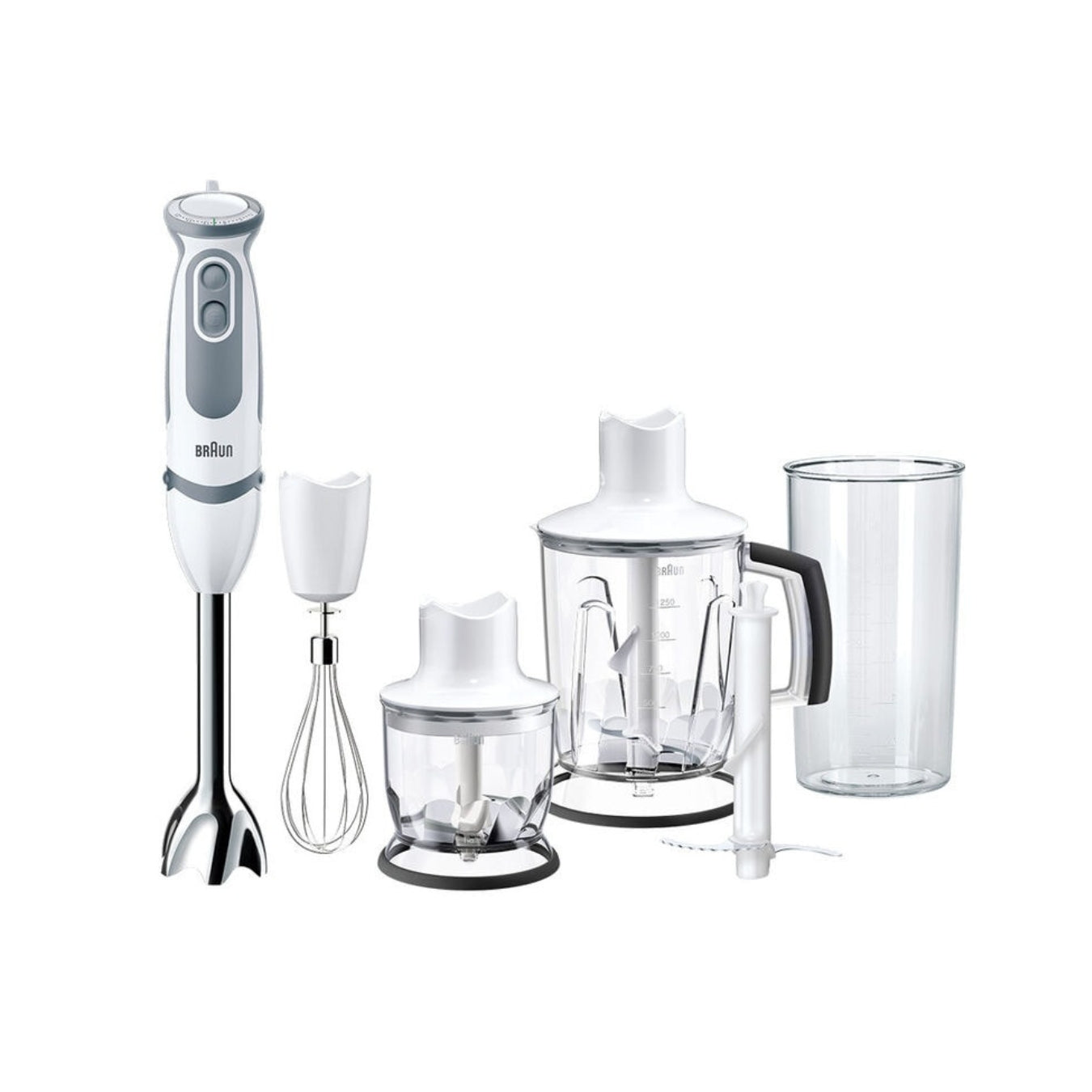 Mixeur Plongeant Braun MultiQuick 5 Vario MQ 5245 WH - Set Complet