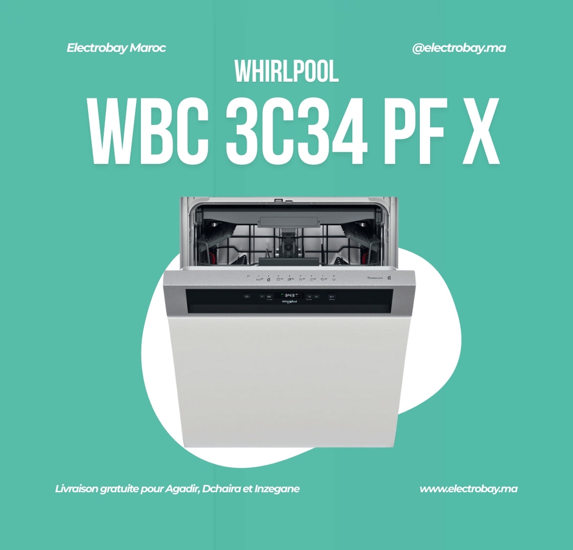 Whirlpool WBC 3C34 PF X