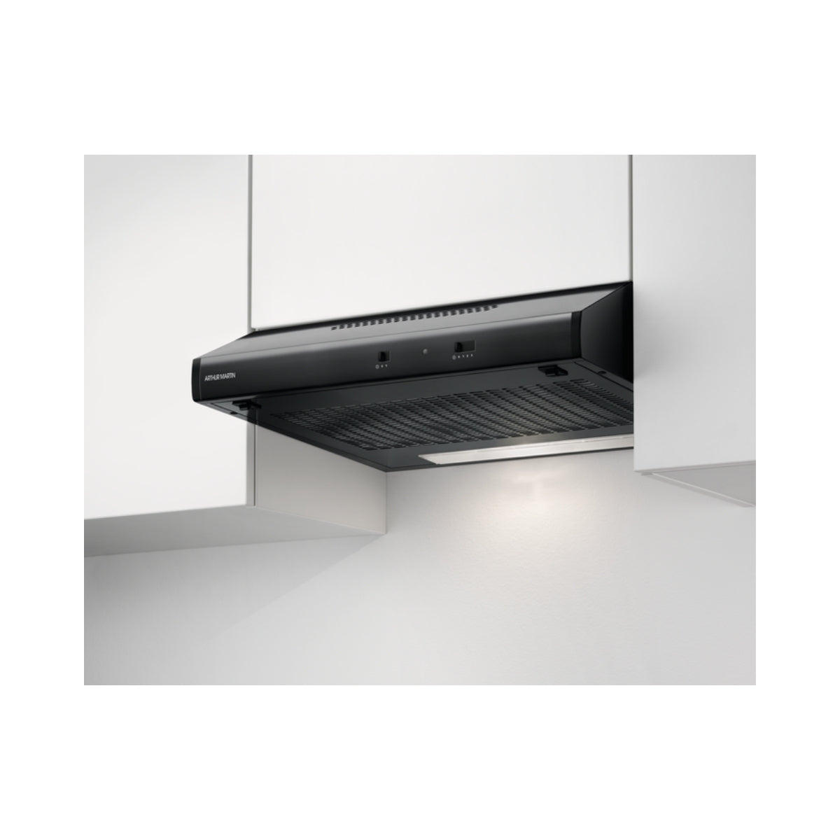 Hotte Casquette 60cm Arthur Martin AHT6125B | Noire | Electrobay Maroc