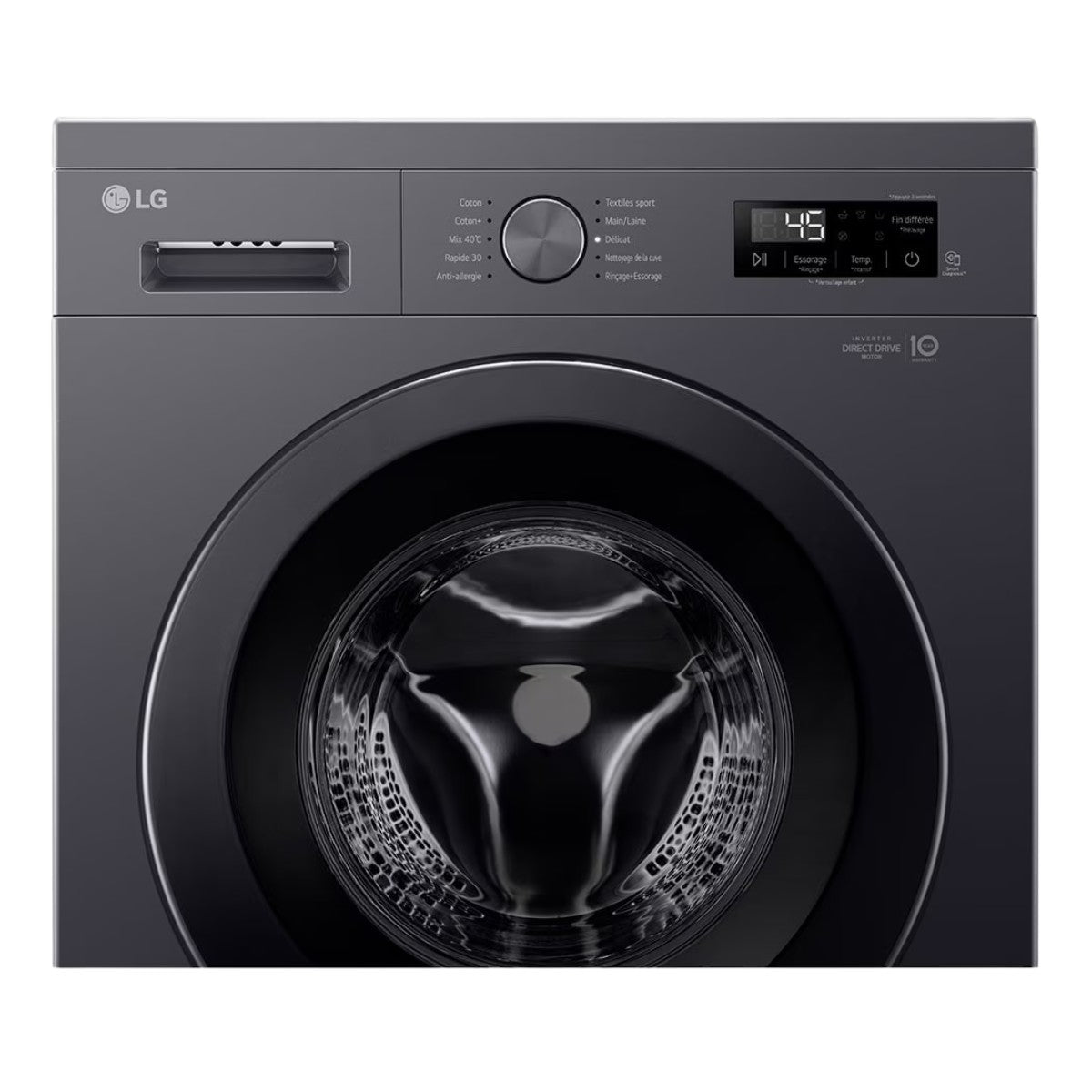 LG Lave-linge Frontal 7 KG F2Y1HYP6J | Vapeur Steam™ | Electrobuy Maroc