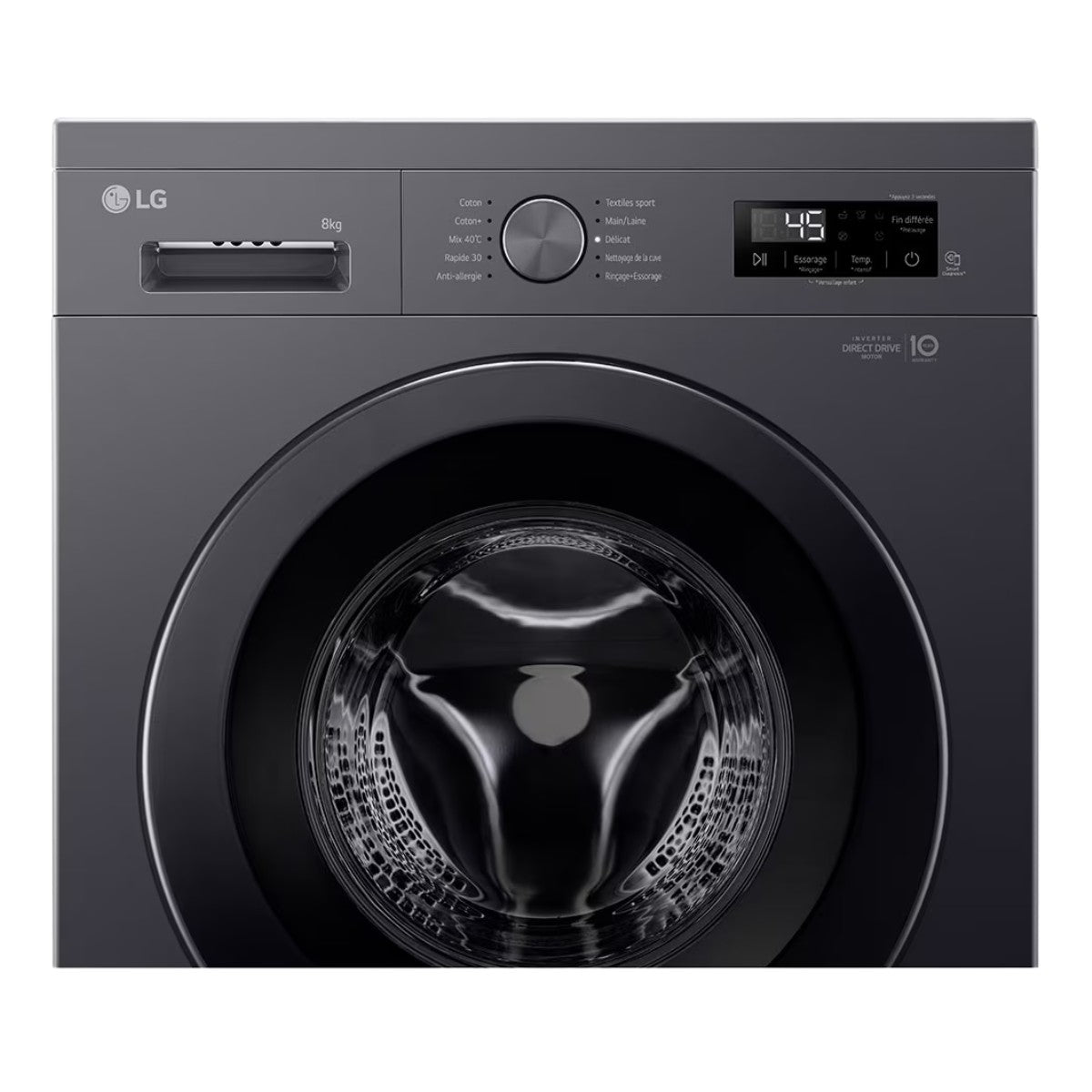 LG Lave-linge Frontal 8 KG F2Y1TYP6J 6 Motion Steam™ | ElectroBuy