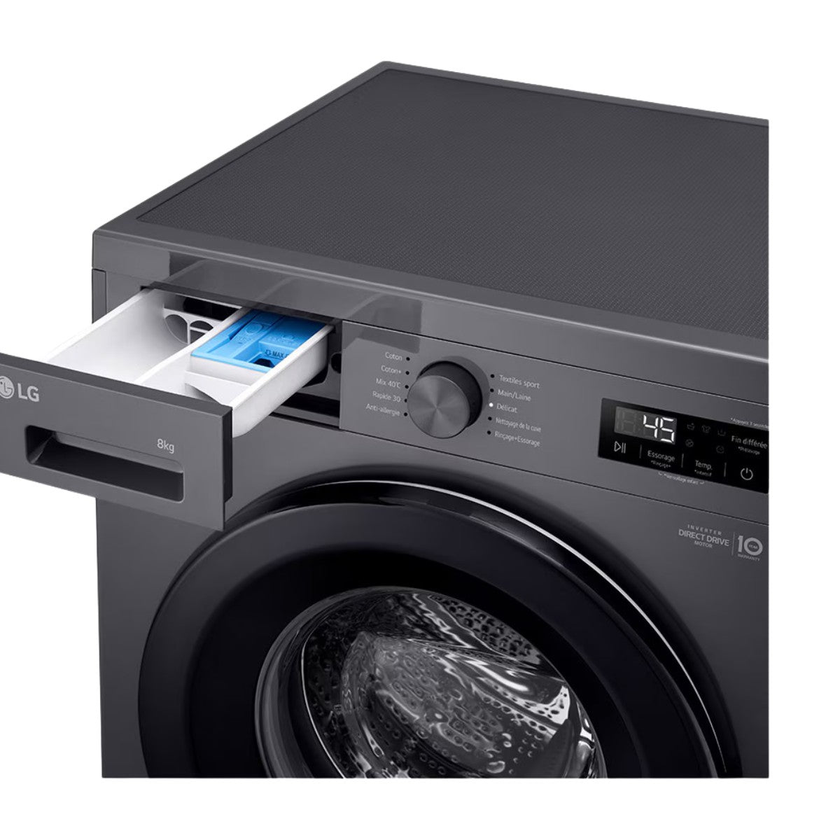 LG Lave-linge Frontal 8 KG F2Y1TYP6J 6 Motion Steam™ | ElectroBuy